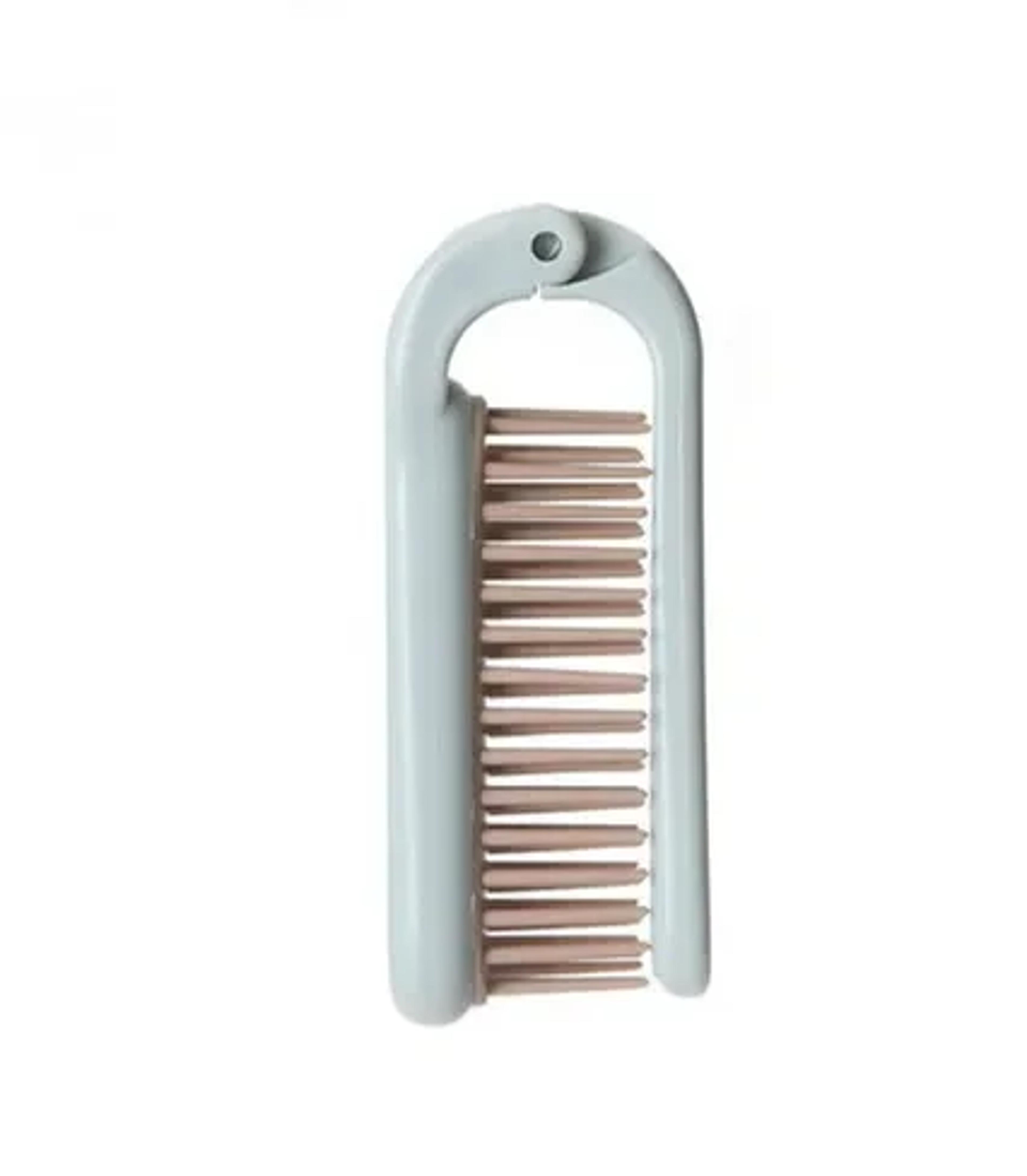 Portable Folding Hair Brush With Air Cushion Massage Mirror Travel Hair Comb 6