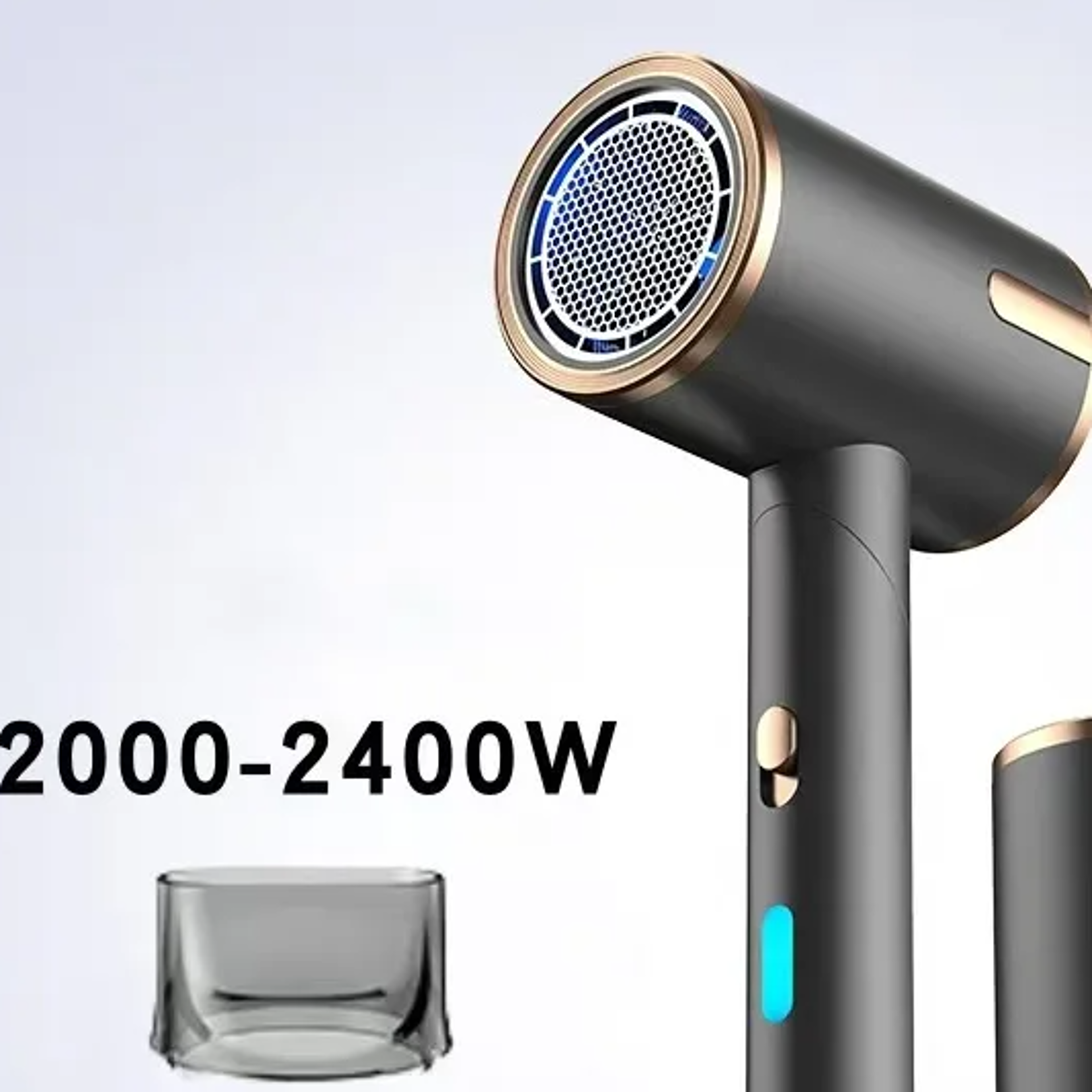 foldable hair dryer with fast drying hot & cold air for home & travel