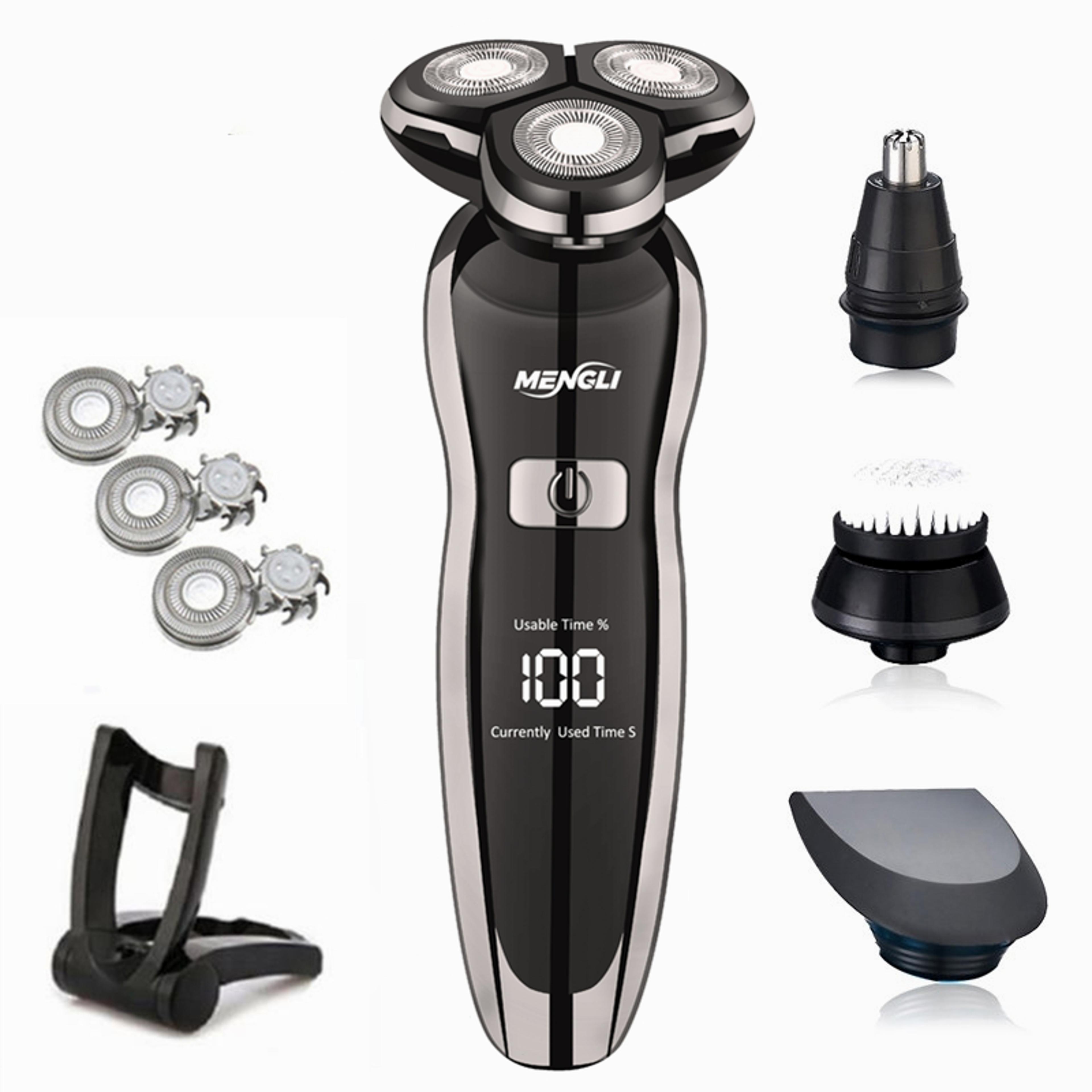 Electric Shaver Rechargeable Wet Dry Beard  Body Hair Trimmer For Men 11
