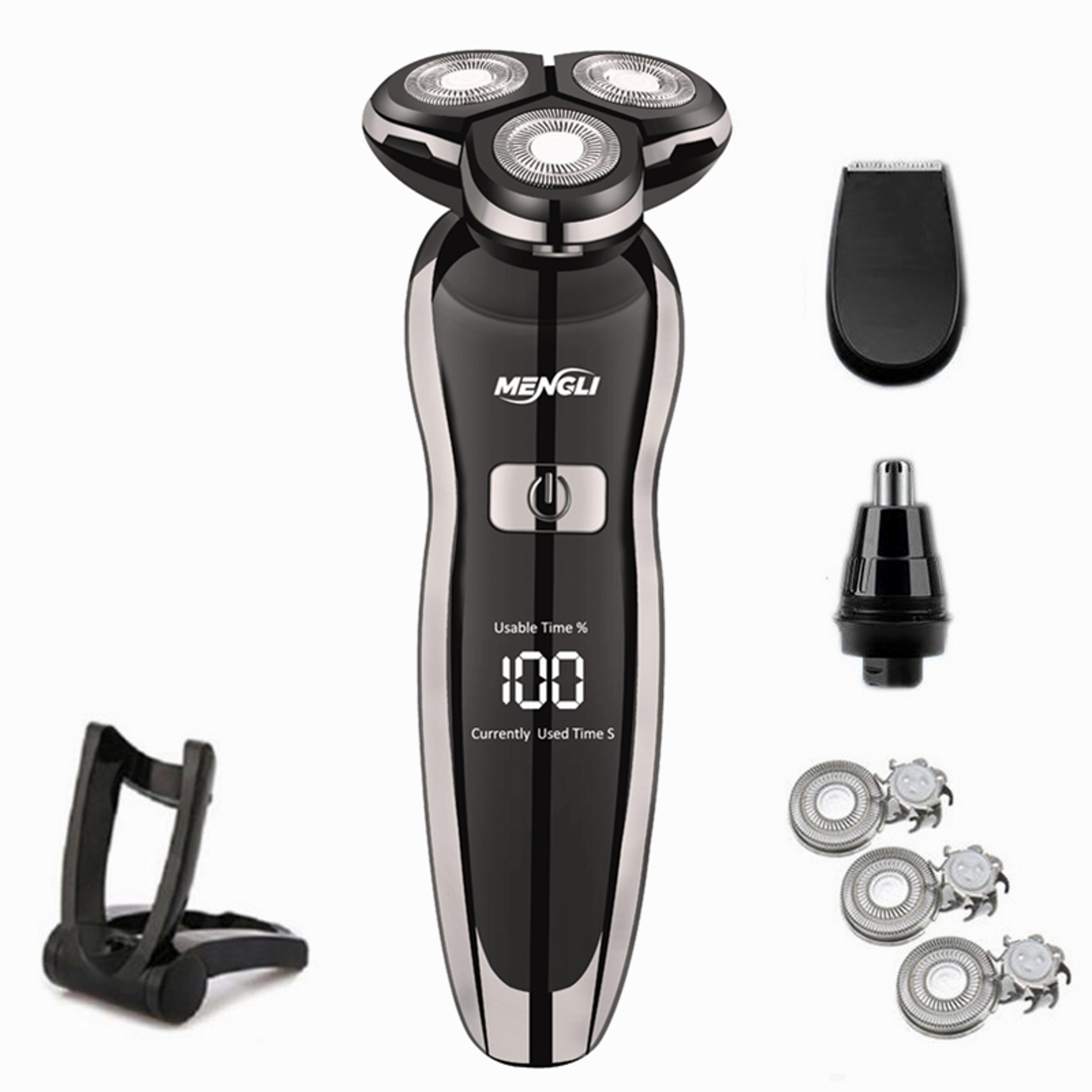 Electric Shaver Rechargeable Wet Dry Beard  Body Hair Trimmer For Men 12