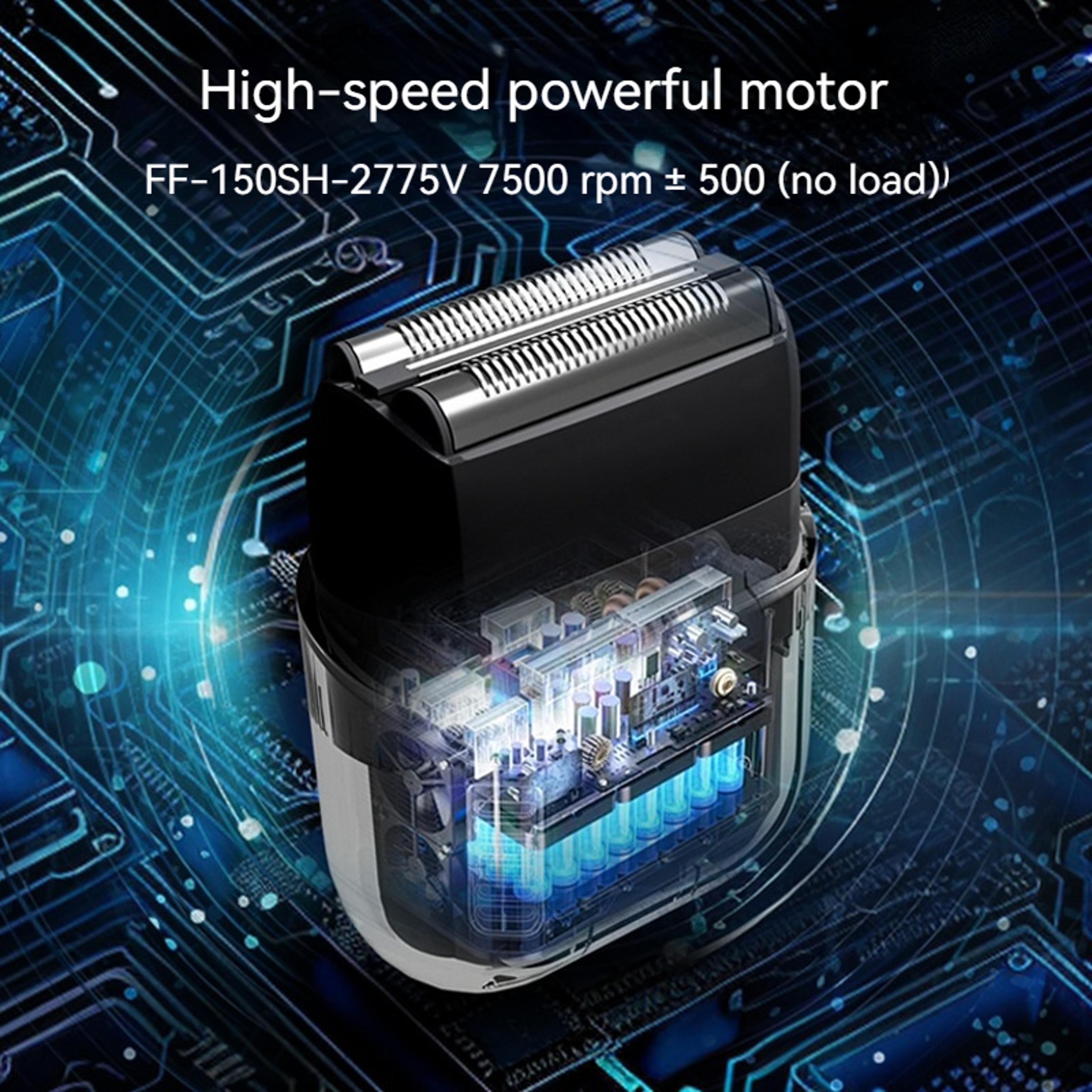Mini Electric Shaver Portable USB C Rechargeable Travel Razor With Digital Display 2