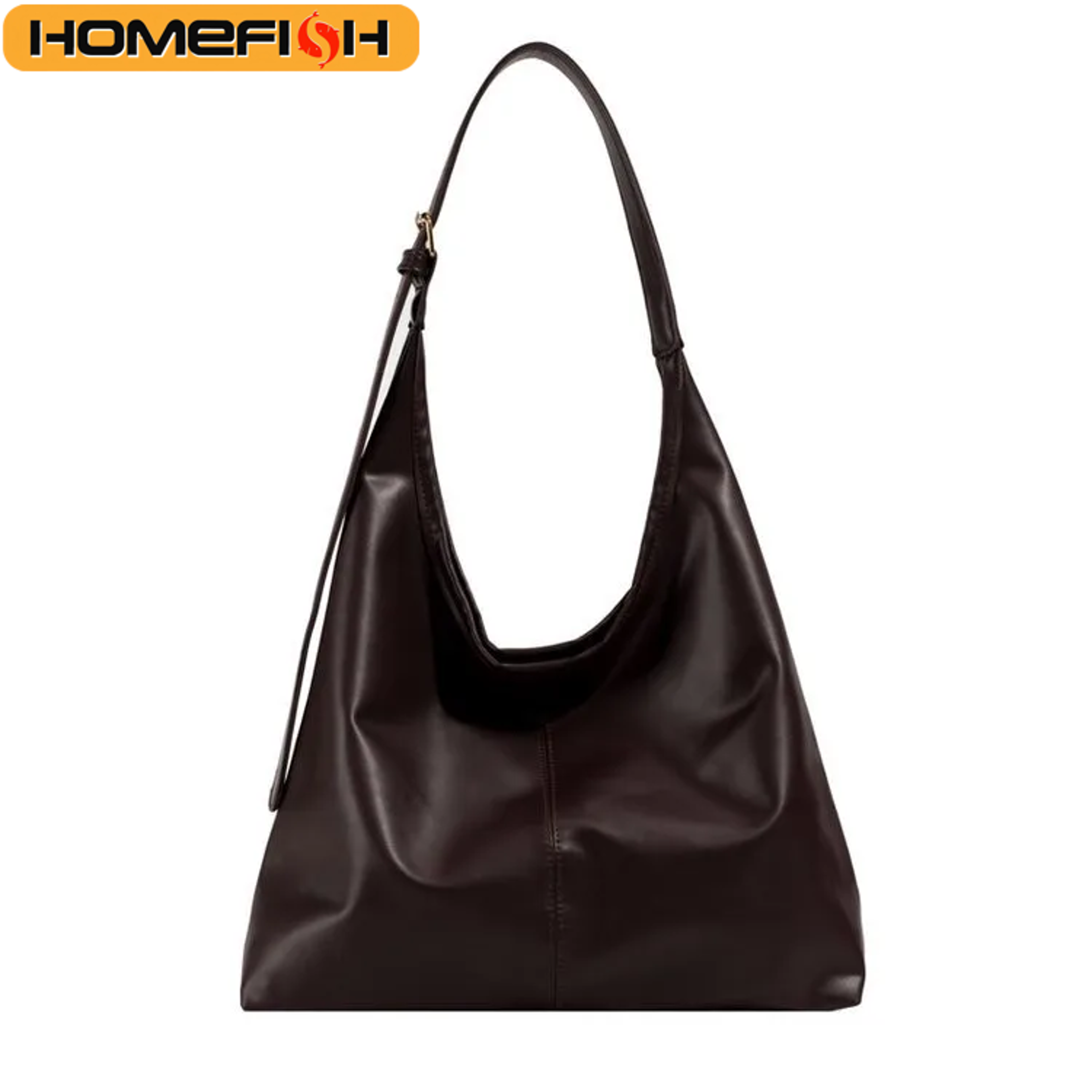 homefish large tote bag for women retro shoulder bag pu leather everyday work handbag