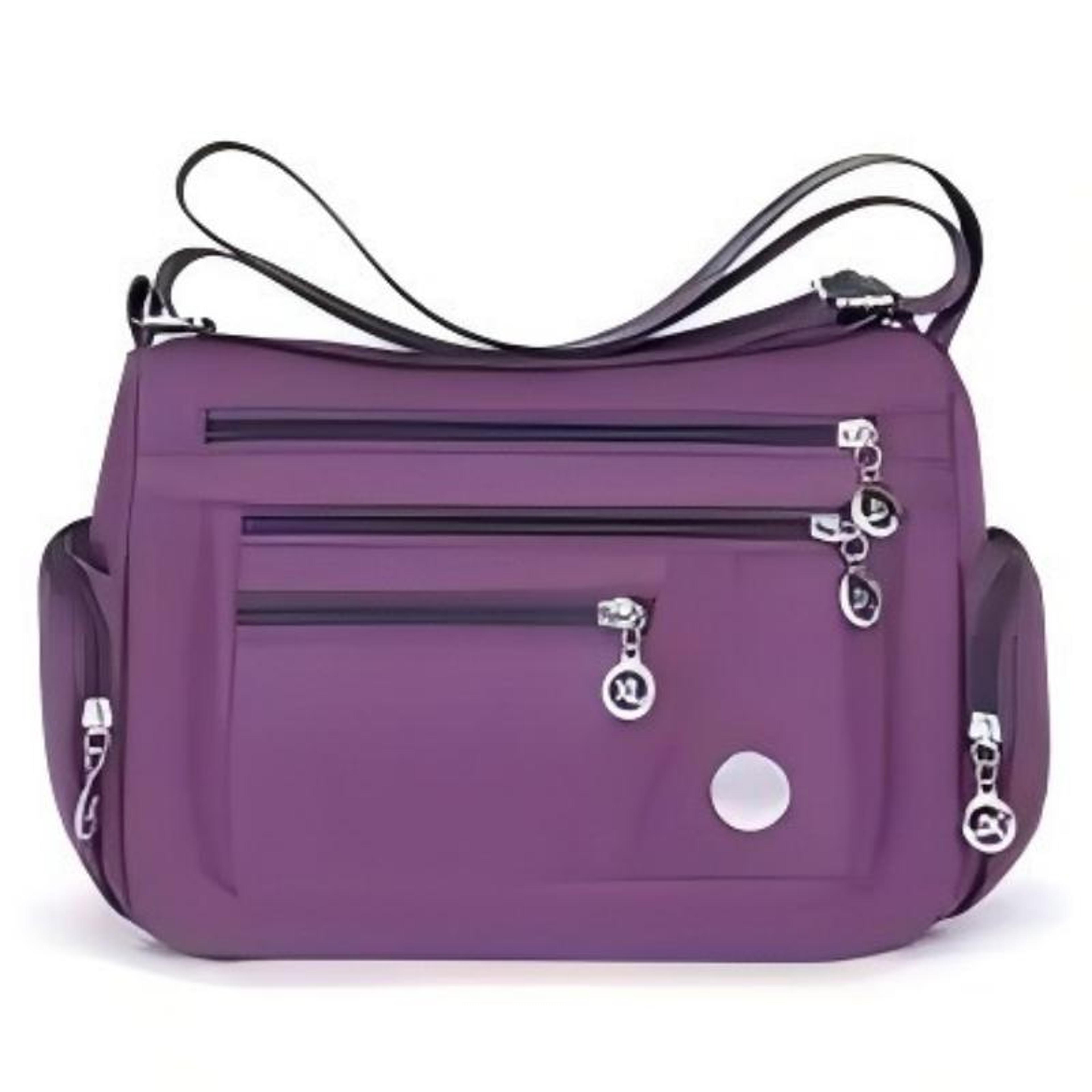 HOMEFISH Waterproof Crossbody Bag For Women Multifunction Oxford Shoulder Bag With Adjustable Strap 5