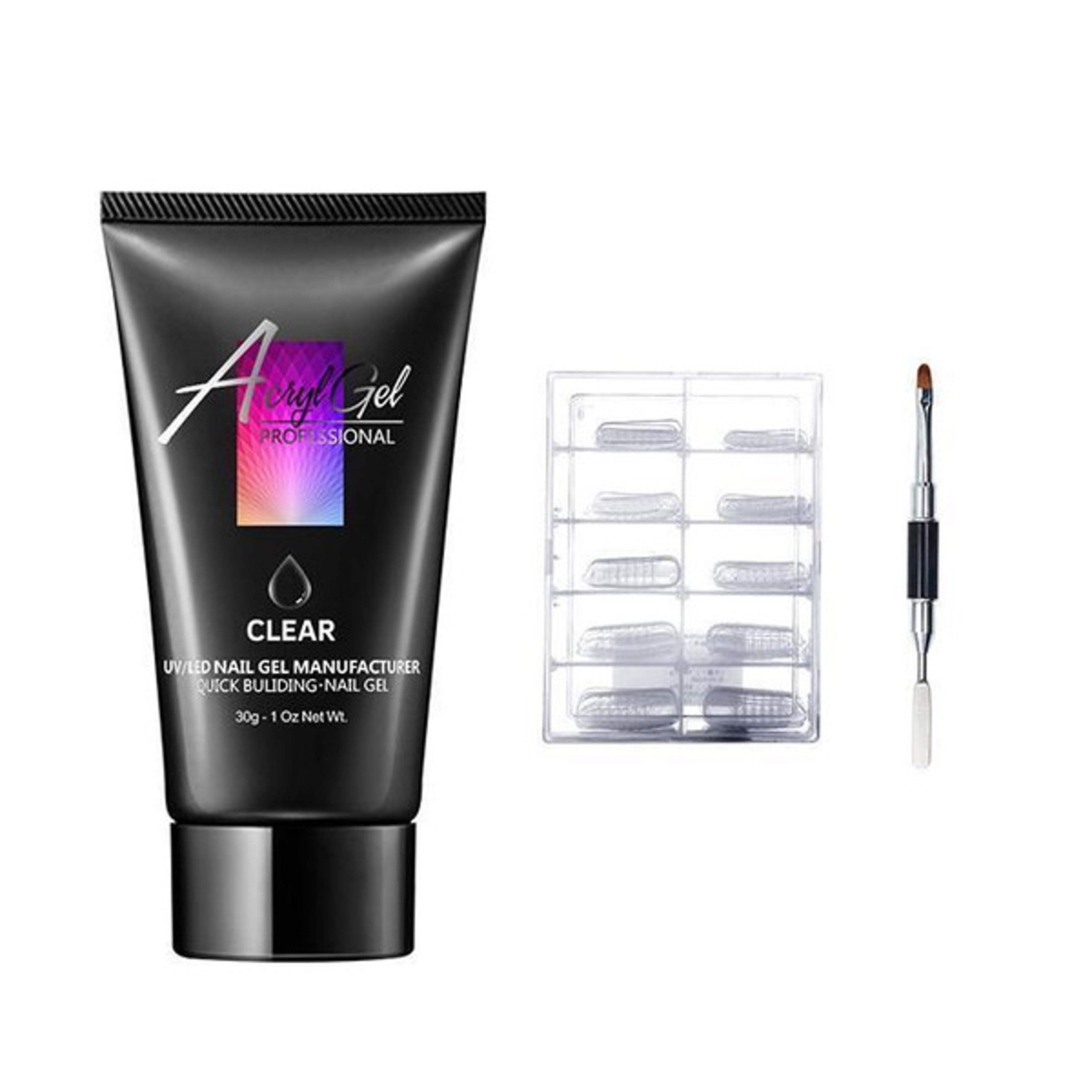 Polygel Nail Kit  Clear 1