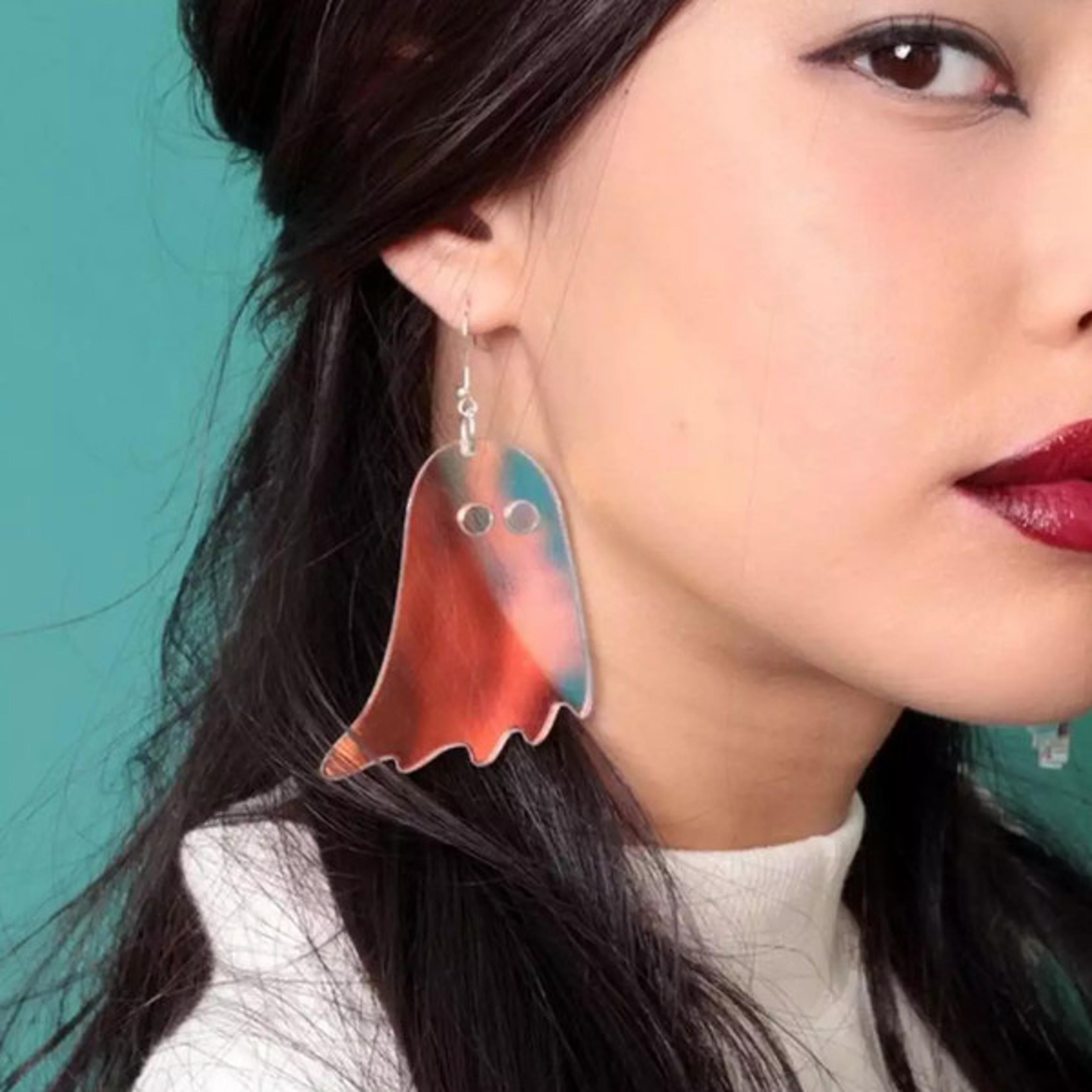 cute ghost earrings