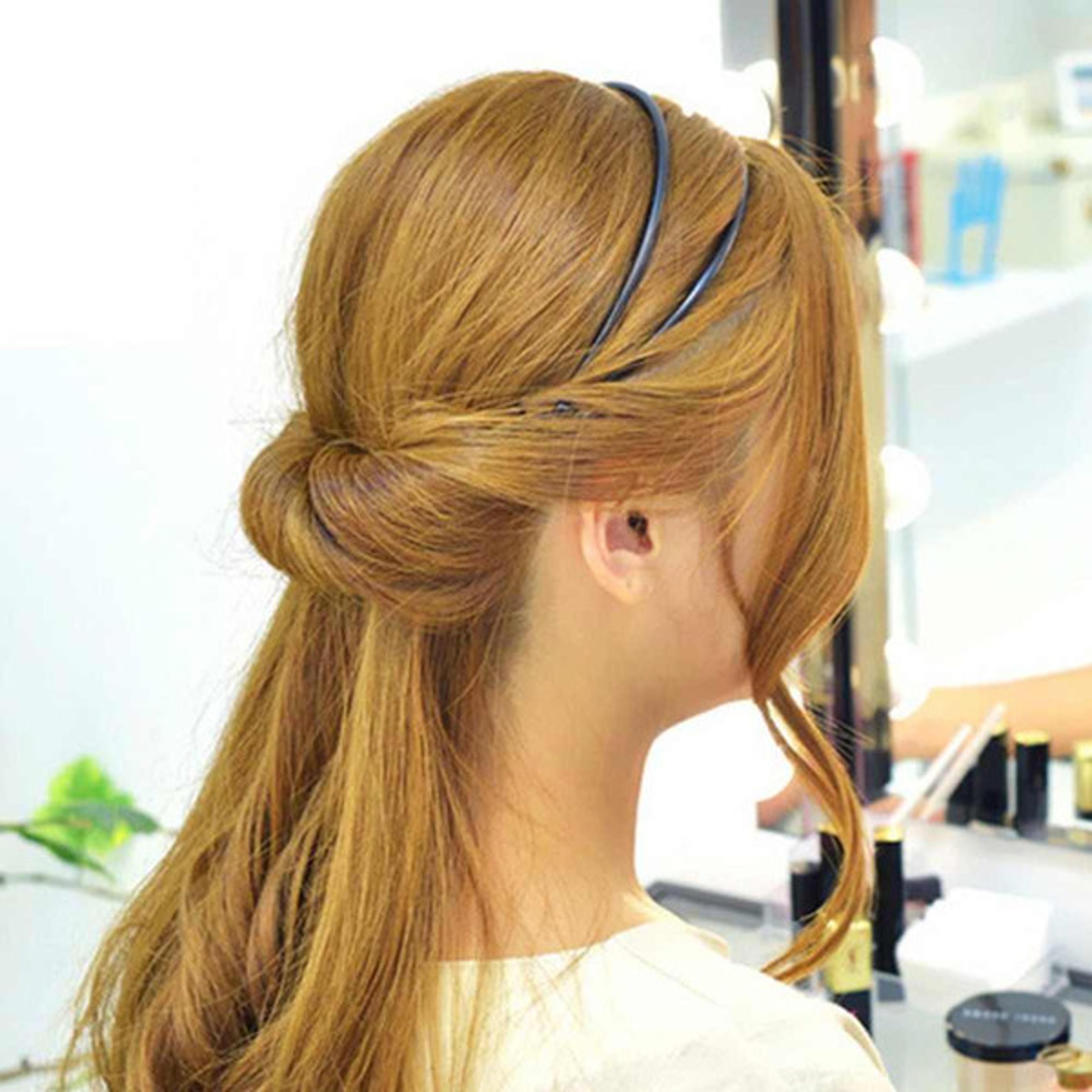 easy double headband for multiple hairstyles