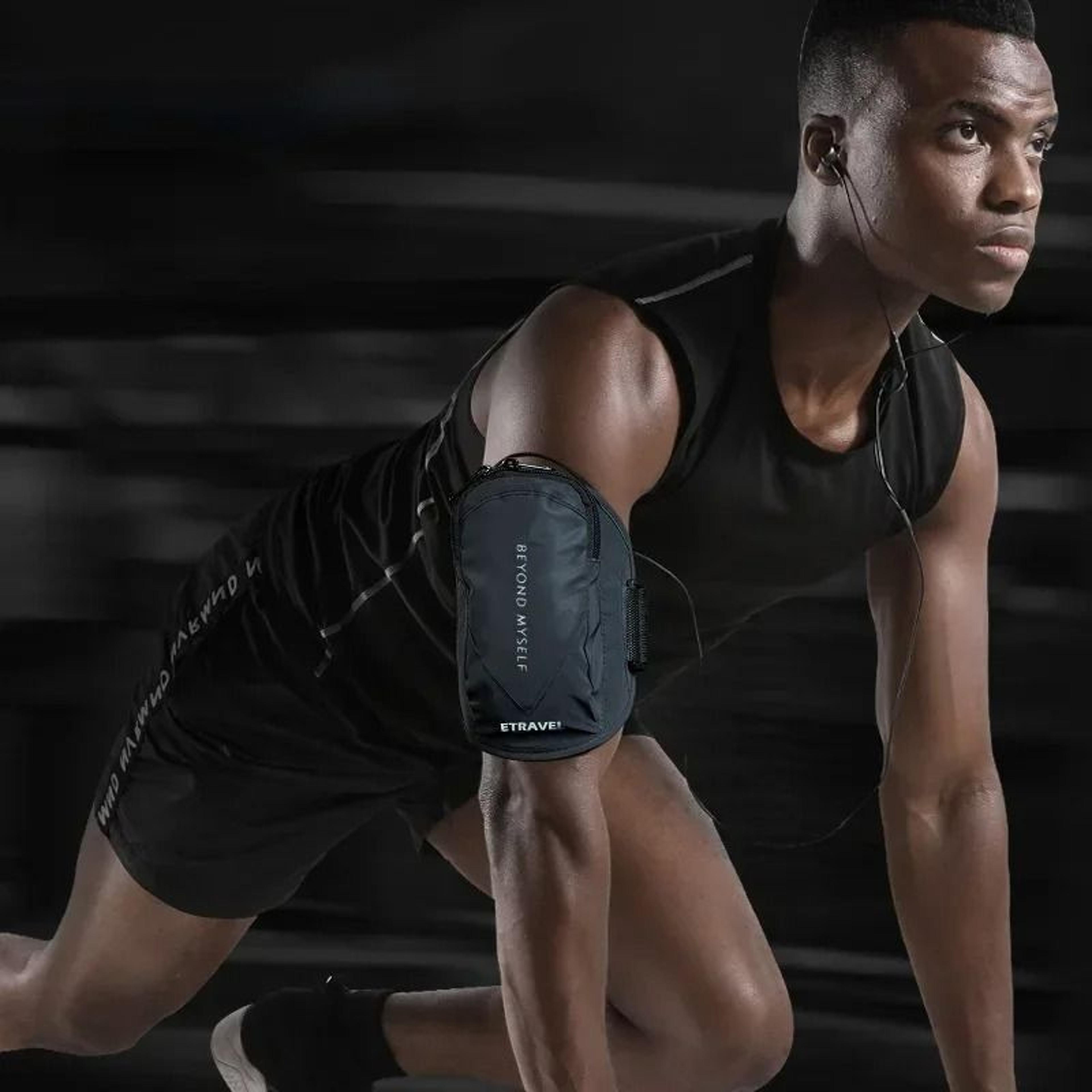waterproof reflective running armband for iphone & samsung – adjustable sport phone holder