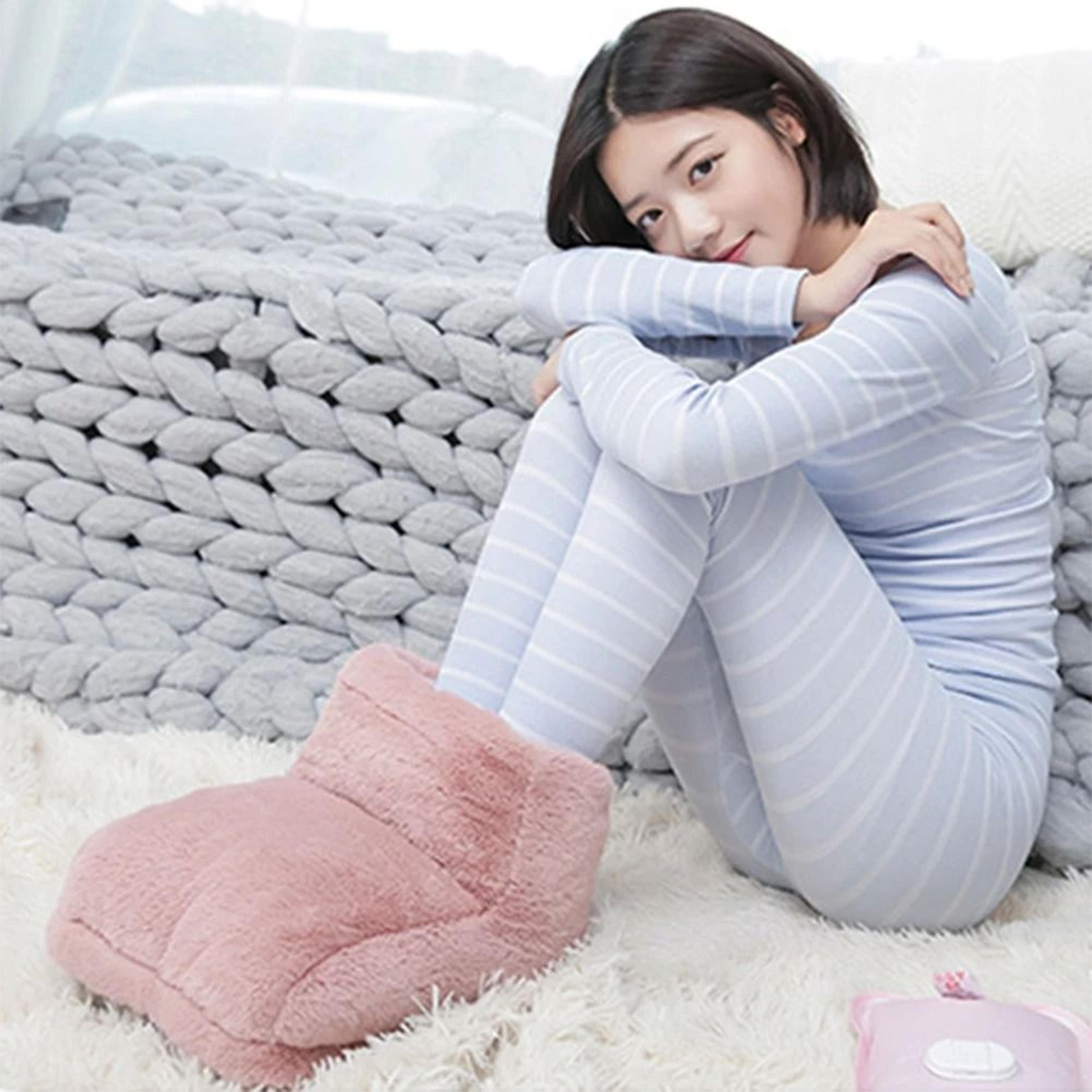 usb electric foot warmer - washable heating pad for cozy winter