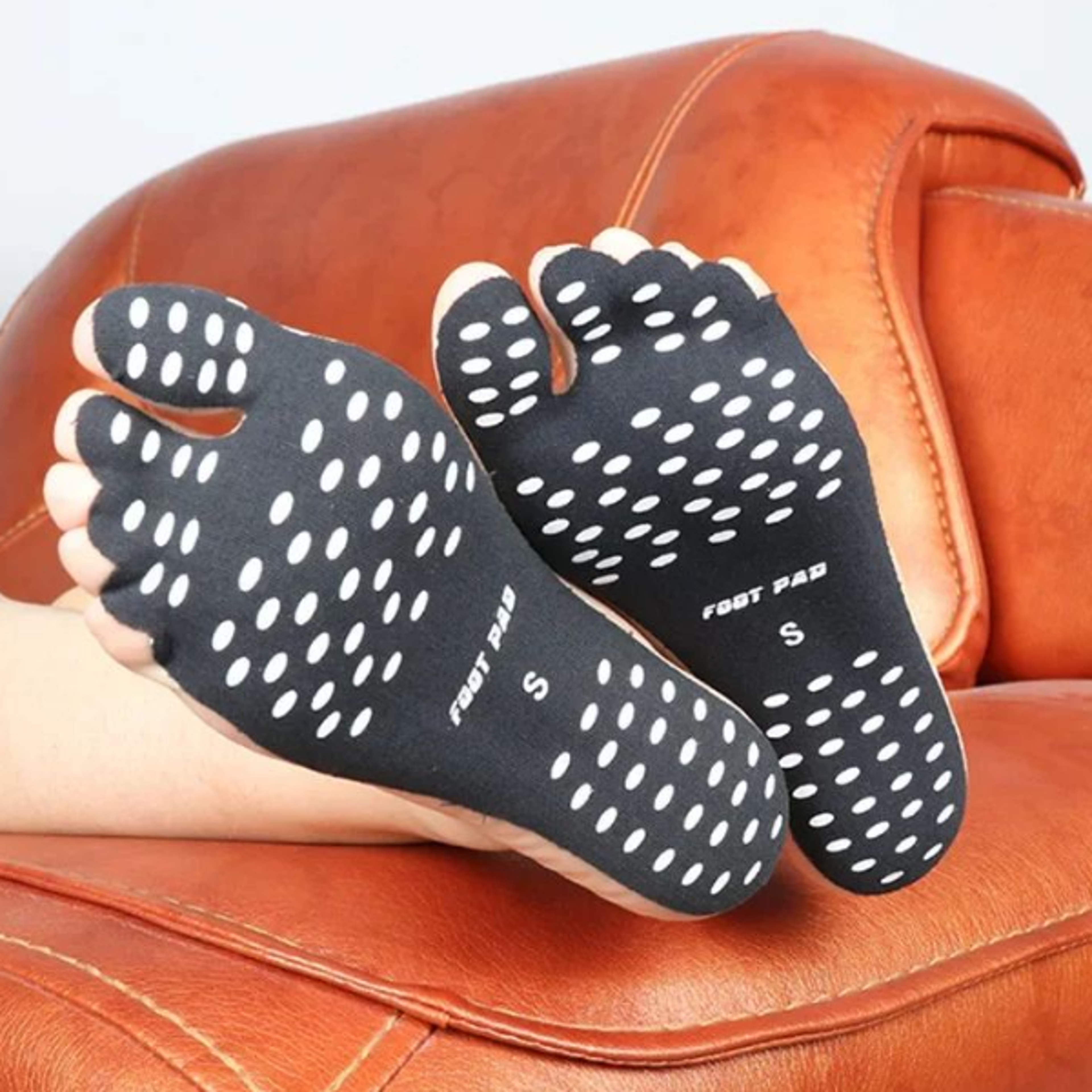 non-slip beach invisible foot stickers, waterproof & flexible sticky pads for feet, perfect for beach and indoor use