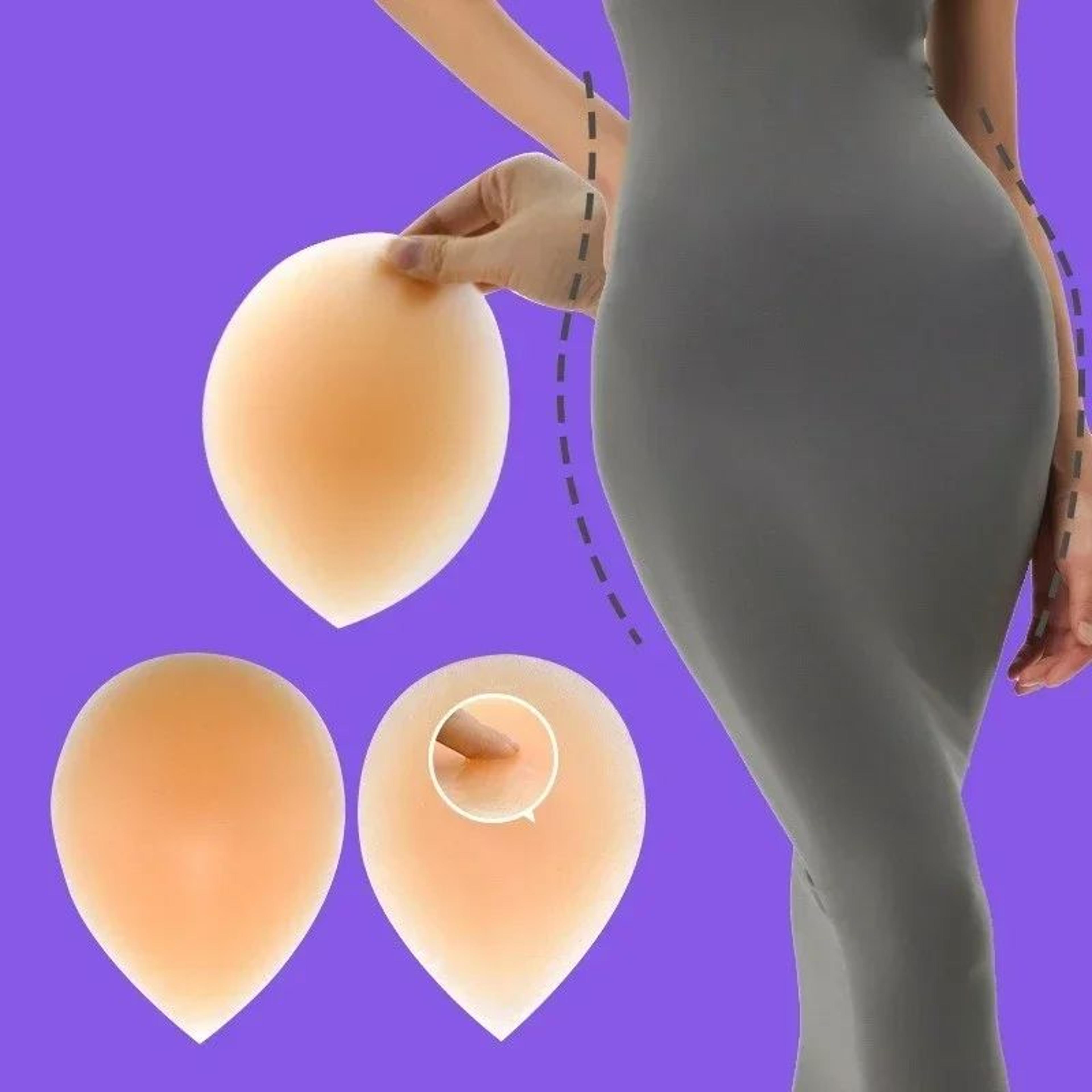silicone hip stickers, false hip width pad, non-marking self-adhesive hip simulation for side depression