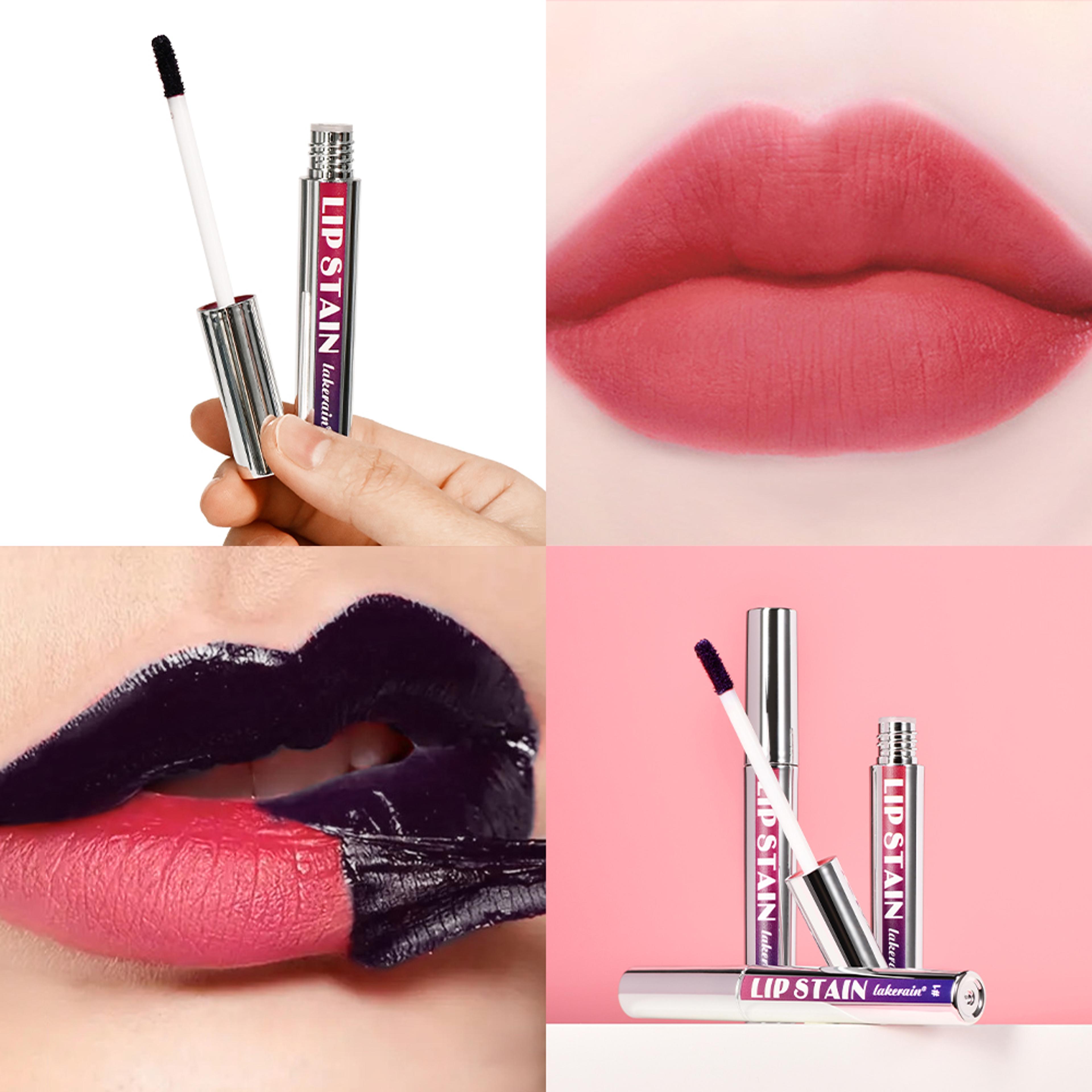 Peel Off Lip Stain Matte Lip Tint For Lips 24H Waterproof Liquid Lipstick Water Resistant Lip Color 5