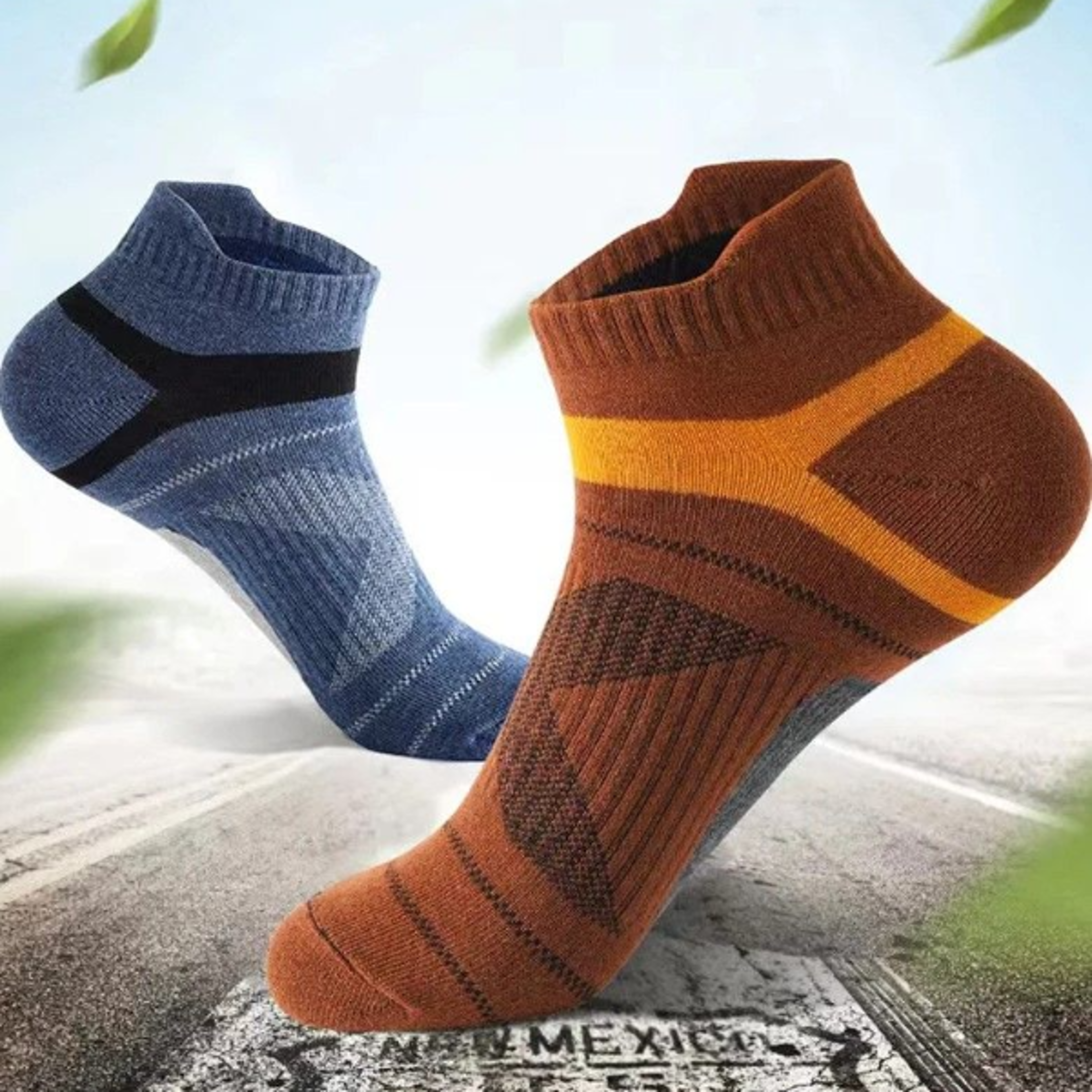 premium high-quality socks for men, summer outdoor casual cotton socks for running & sports