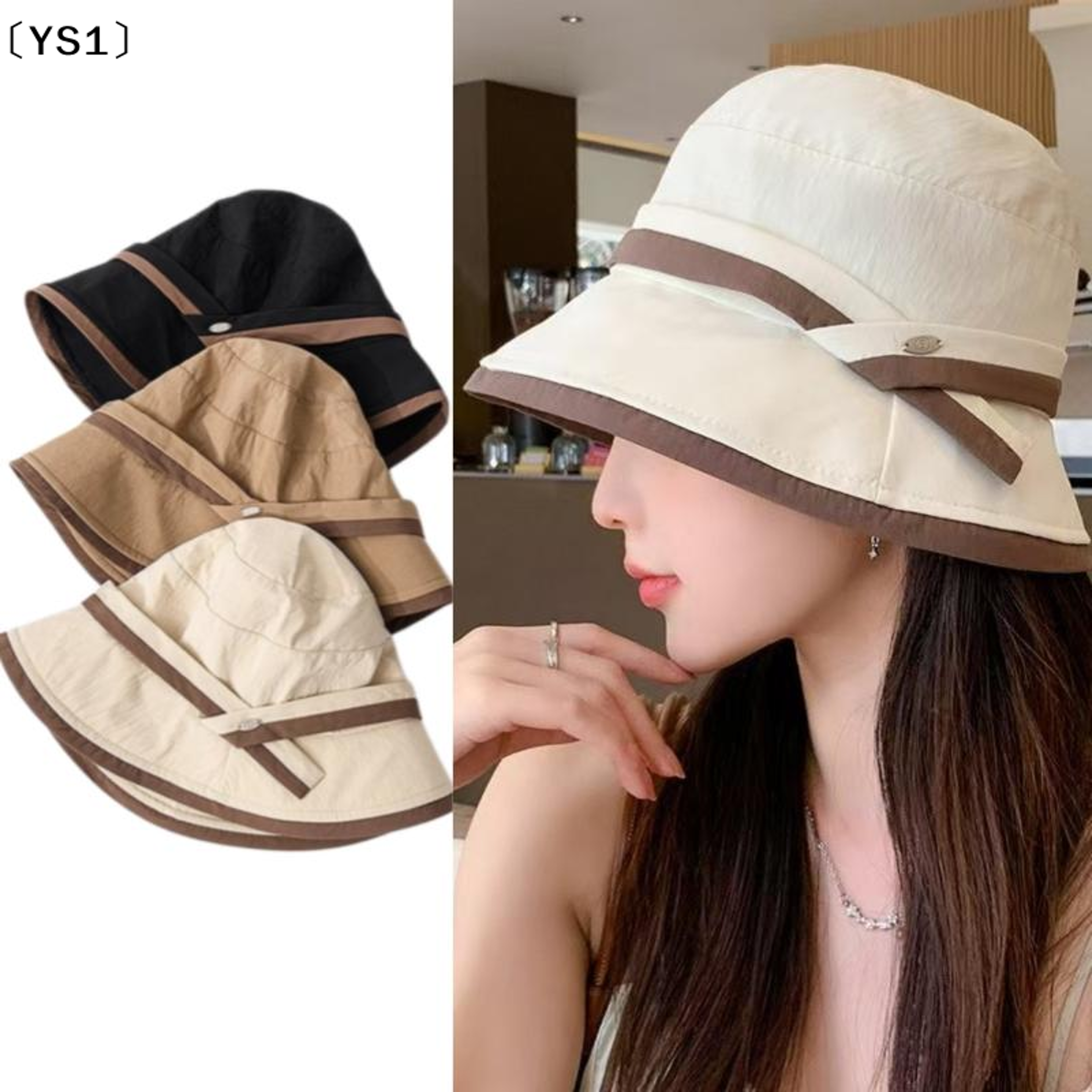 wide brim sun hat - quick dry breathable outdoor fisherman bucket cap for women