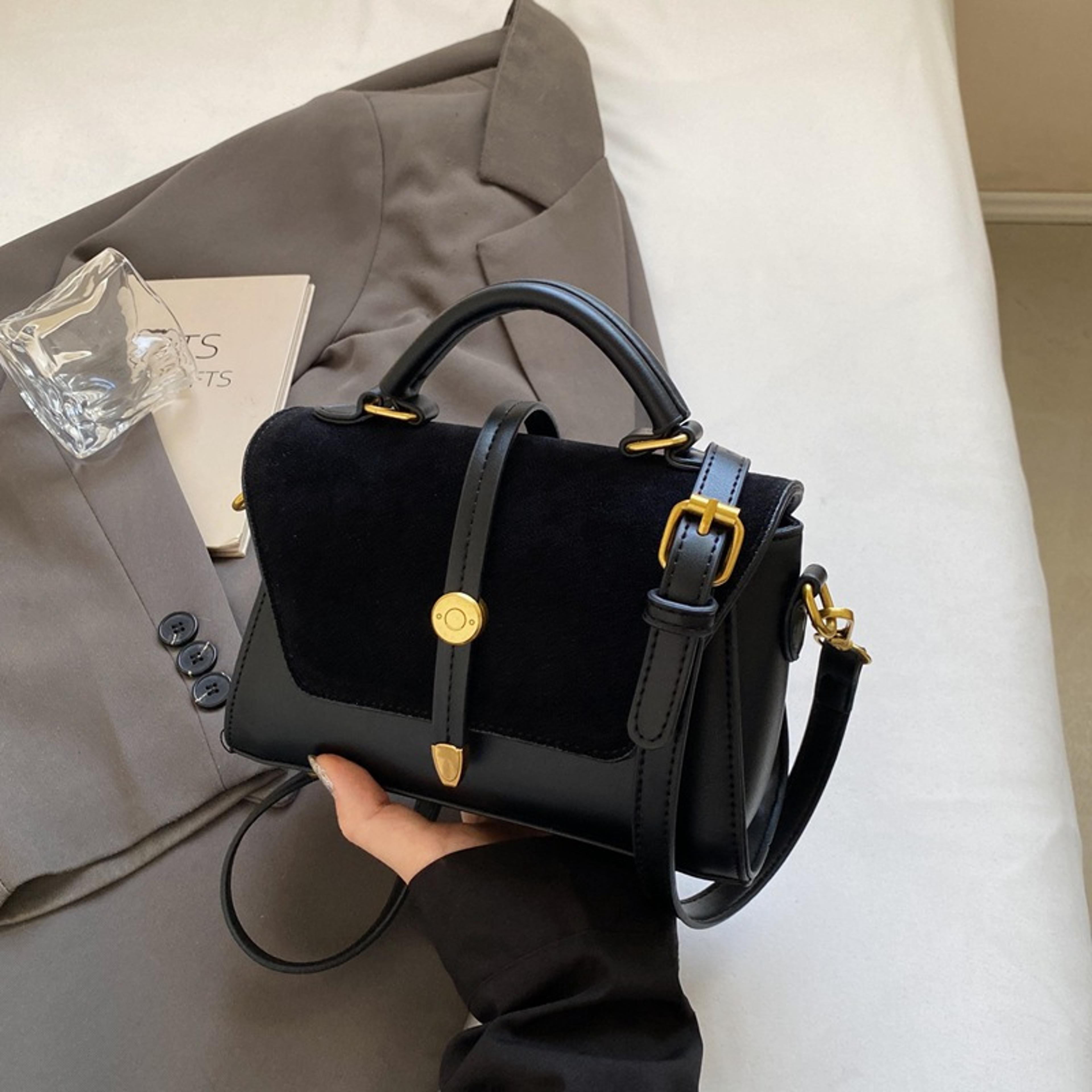 trendy faux leather hobo crossbody bag chic commuting shoulder purse with adjustable strap and gold tone hardware