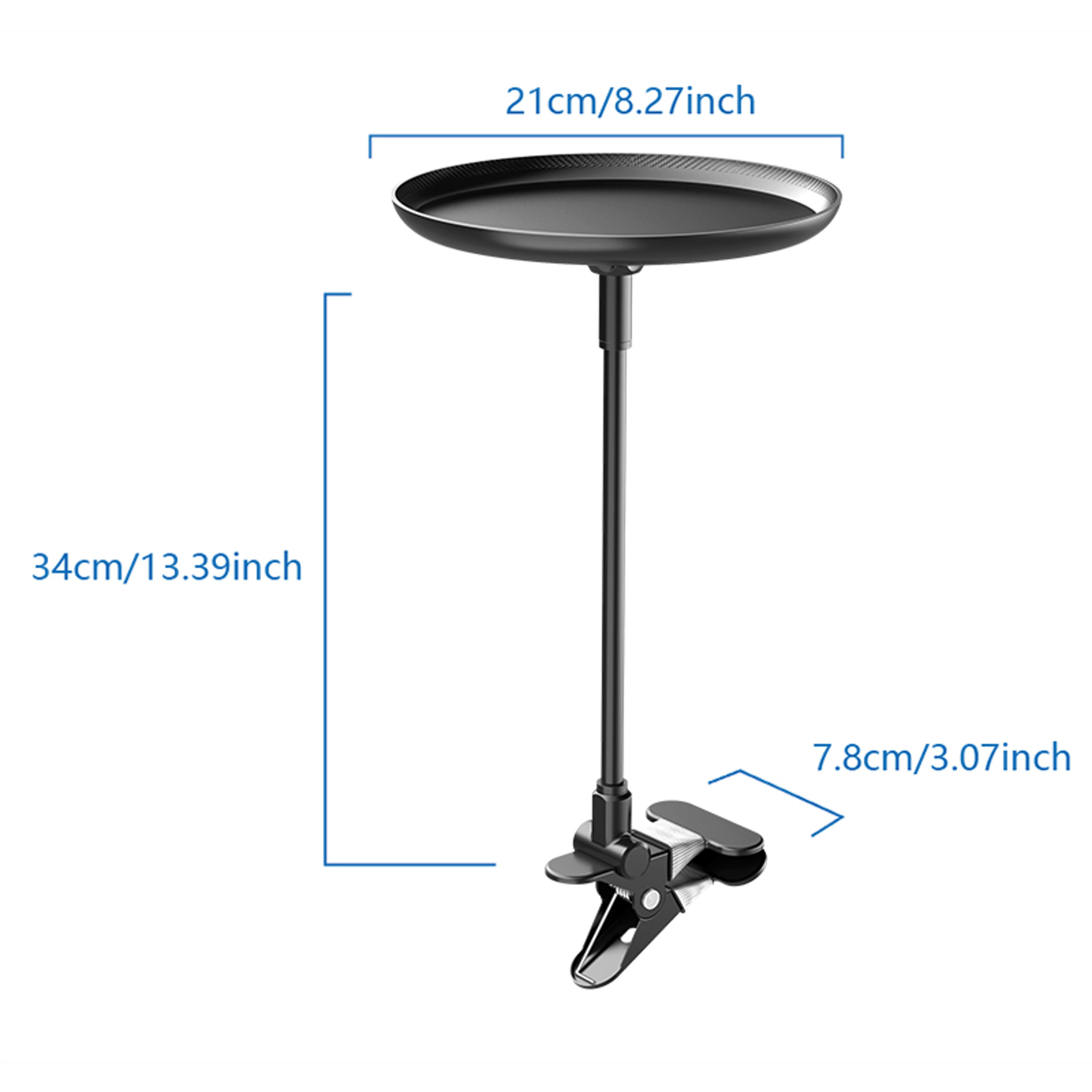 Multipurpose Car Dining Tray Round Beverage  Phone Holder For Road Trips 3