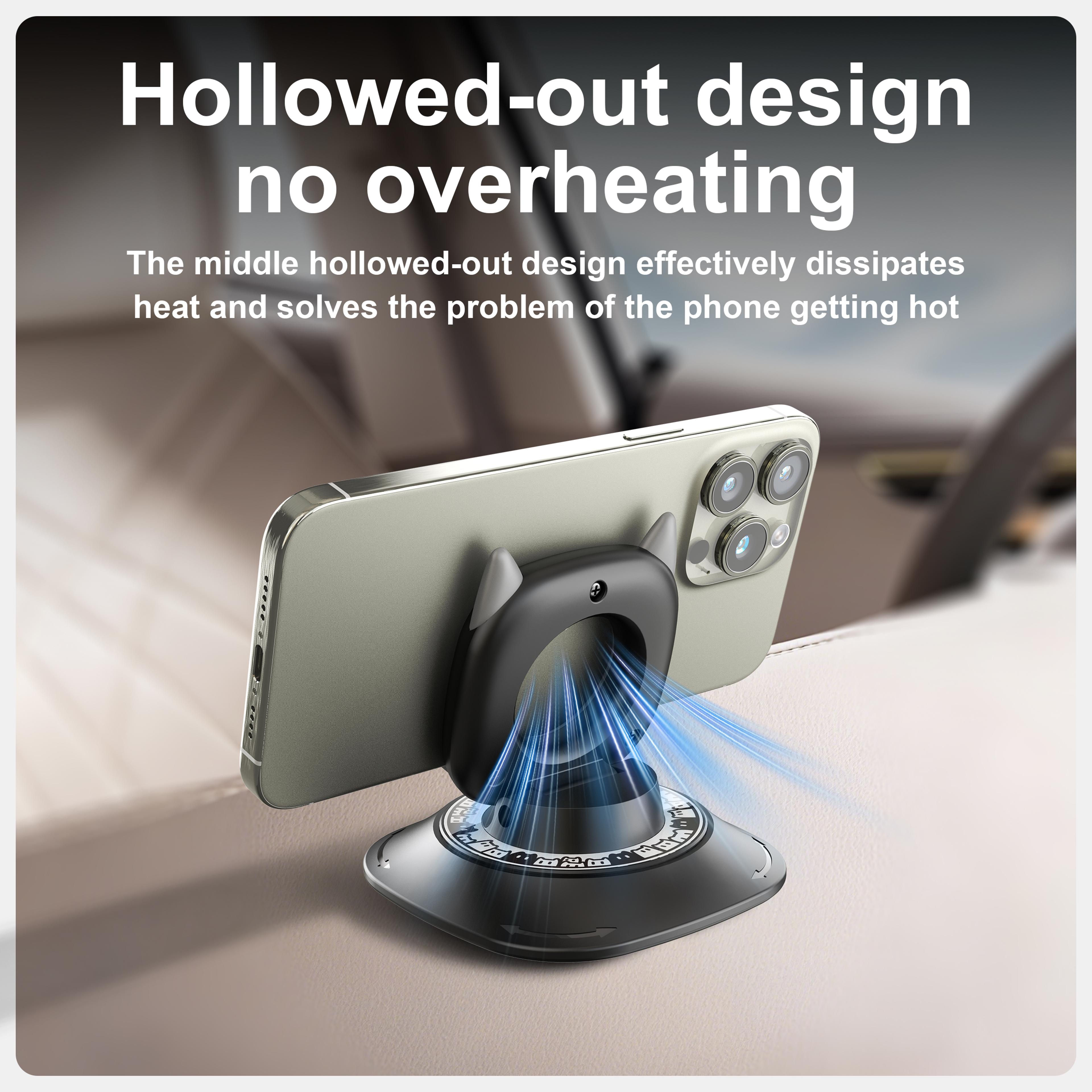 Dashboard Cell Phone Stand Rotating NonSlip Car Phone Holder Mat Compatible With All Smartphones 5