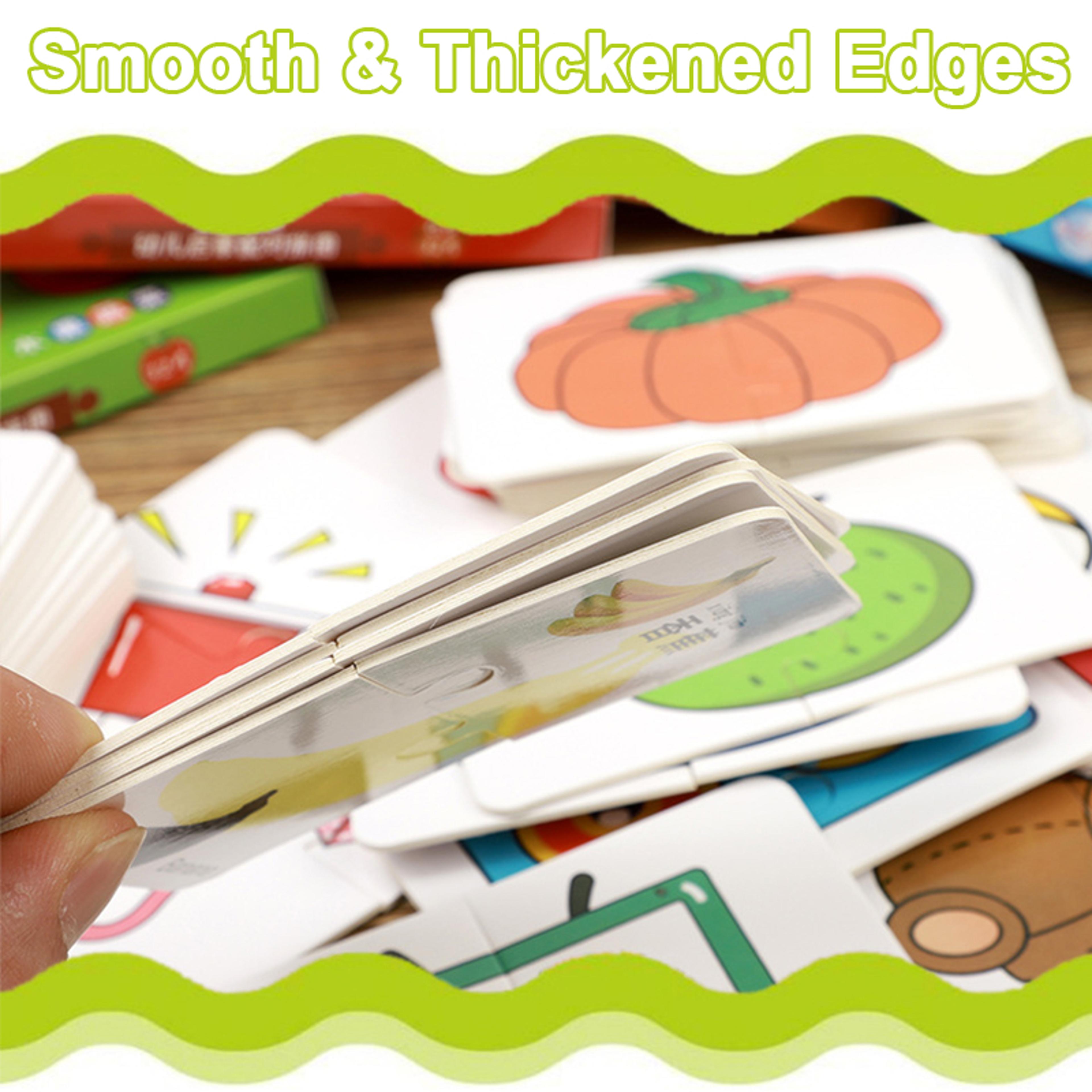 Educational Puzzle Toy For Kids Matching Card Game Baby Cognitive Fruit Animal Learning Montessori  3