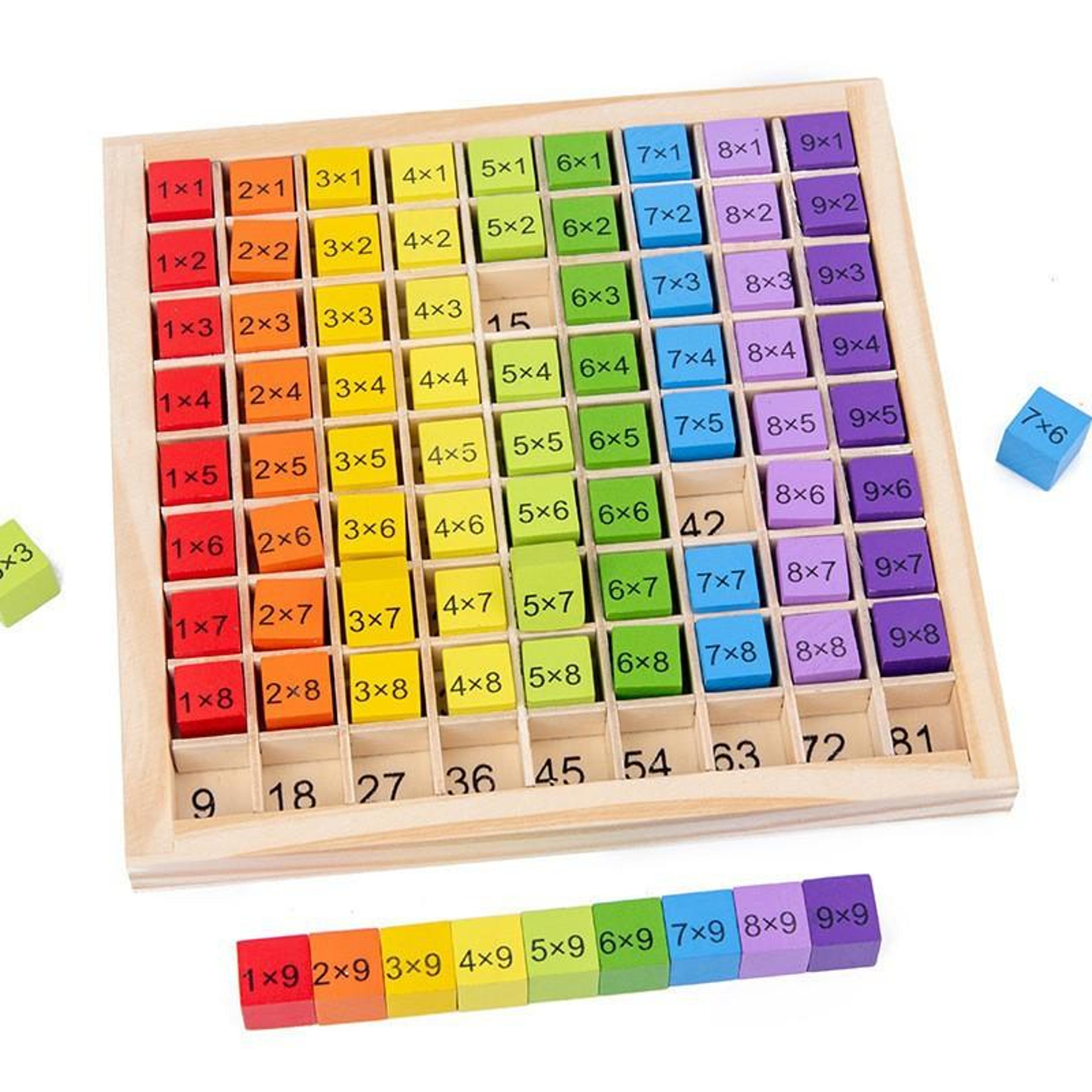 Montessori Number Blocks For Kids Early Learning Toys Color Cognition Letters Shape Preschool Educa 2