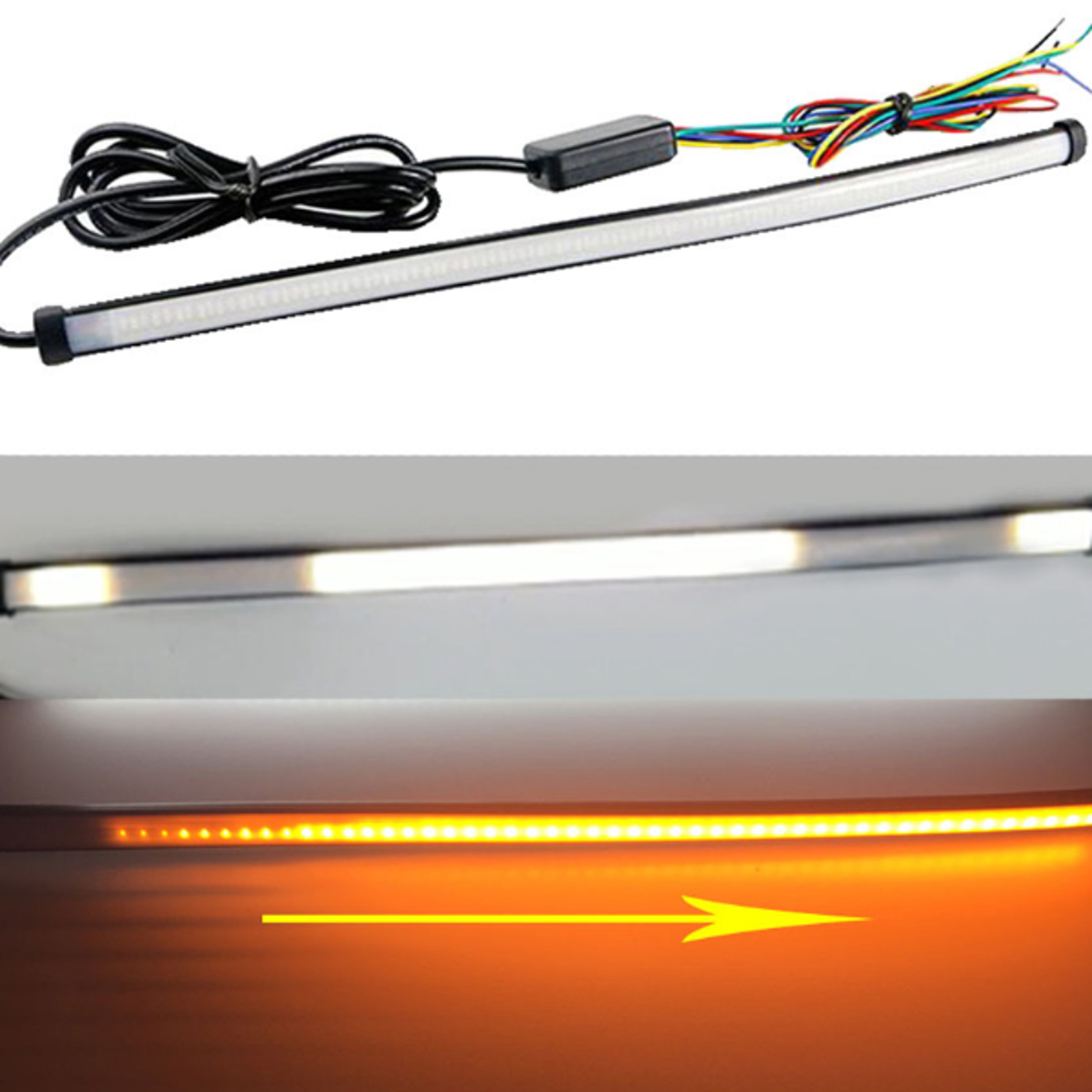 motorcycle stop light led strip, start scan flexible led, tail light for motorcycles
