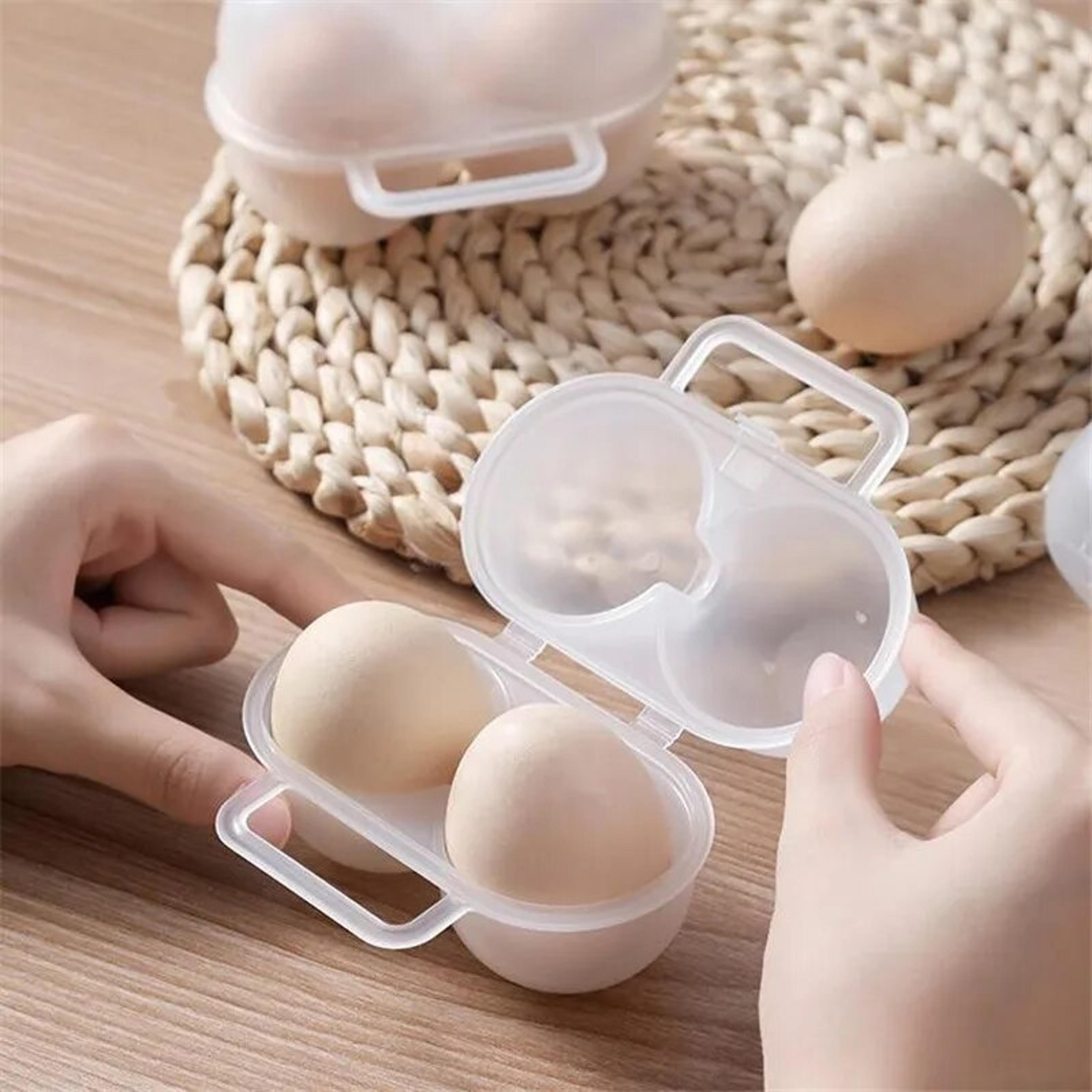 outdoor portable egg box – plastic egg tray, refrigerator egg storage, shock-absorbing, anti-drop, egg holder