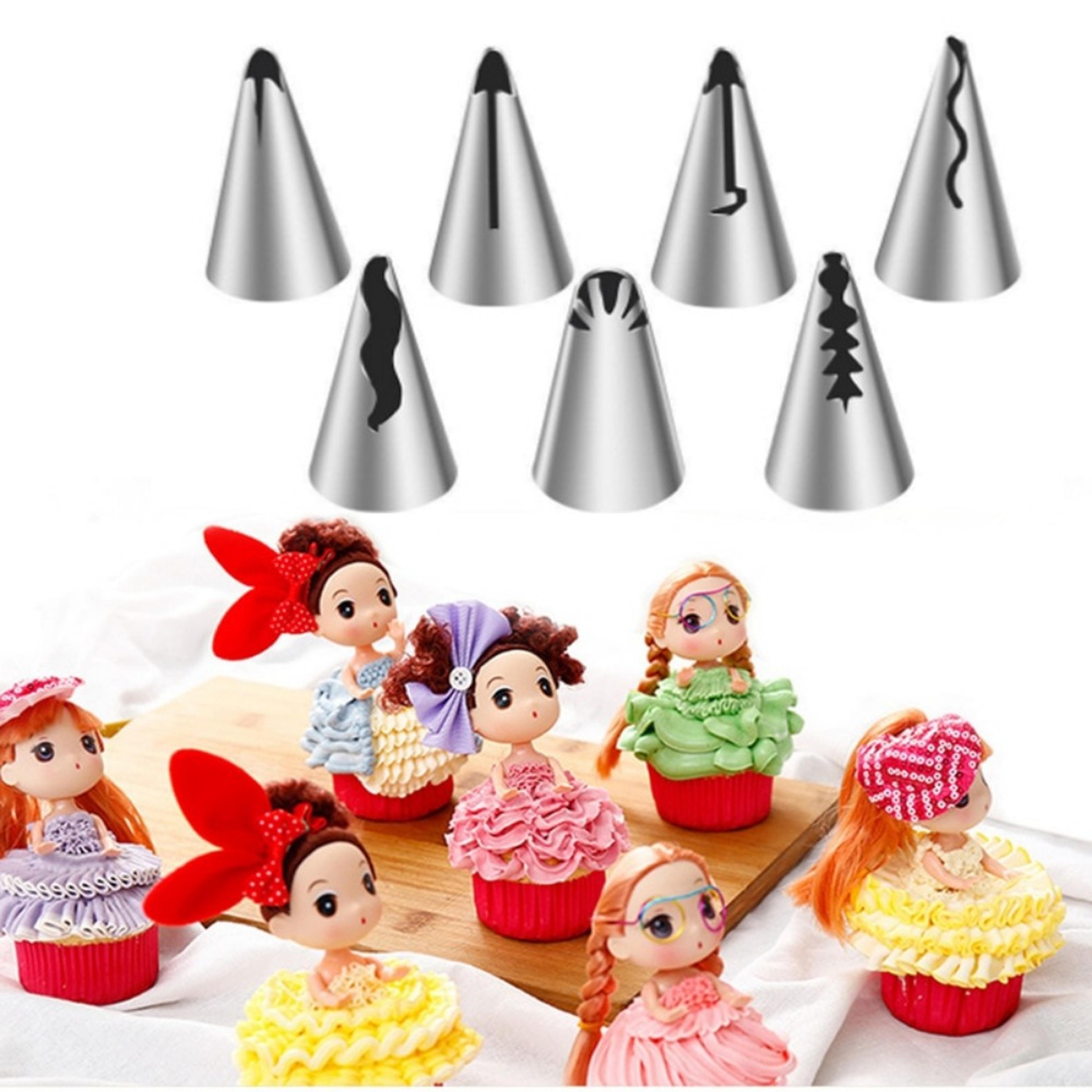 stainless steel cake decorating nozzles set – diy pastry & icing tools for beautiful cakes & pastries