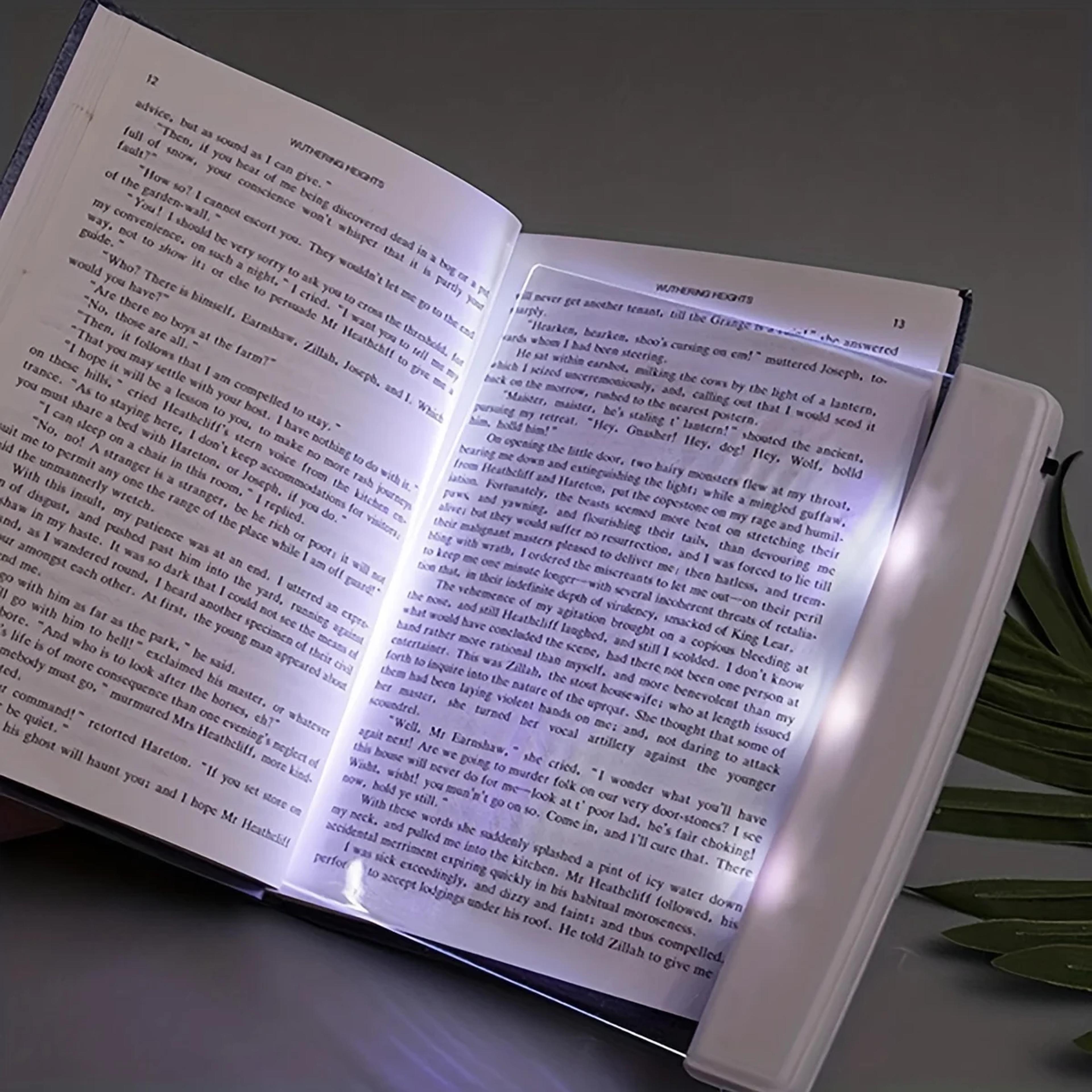 led flat panel night vision reading light – eye protection for students & night readers