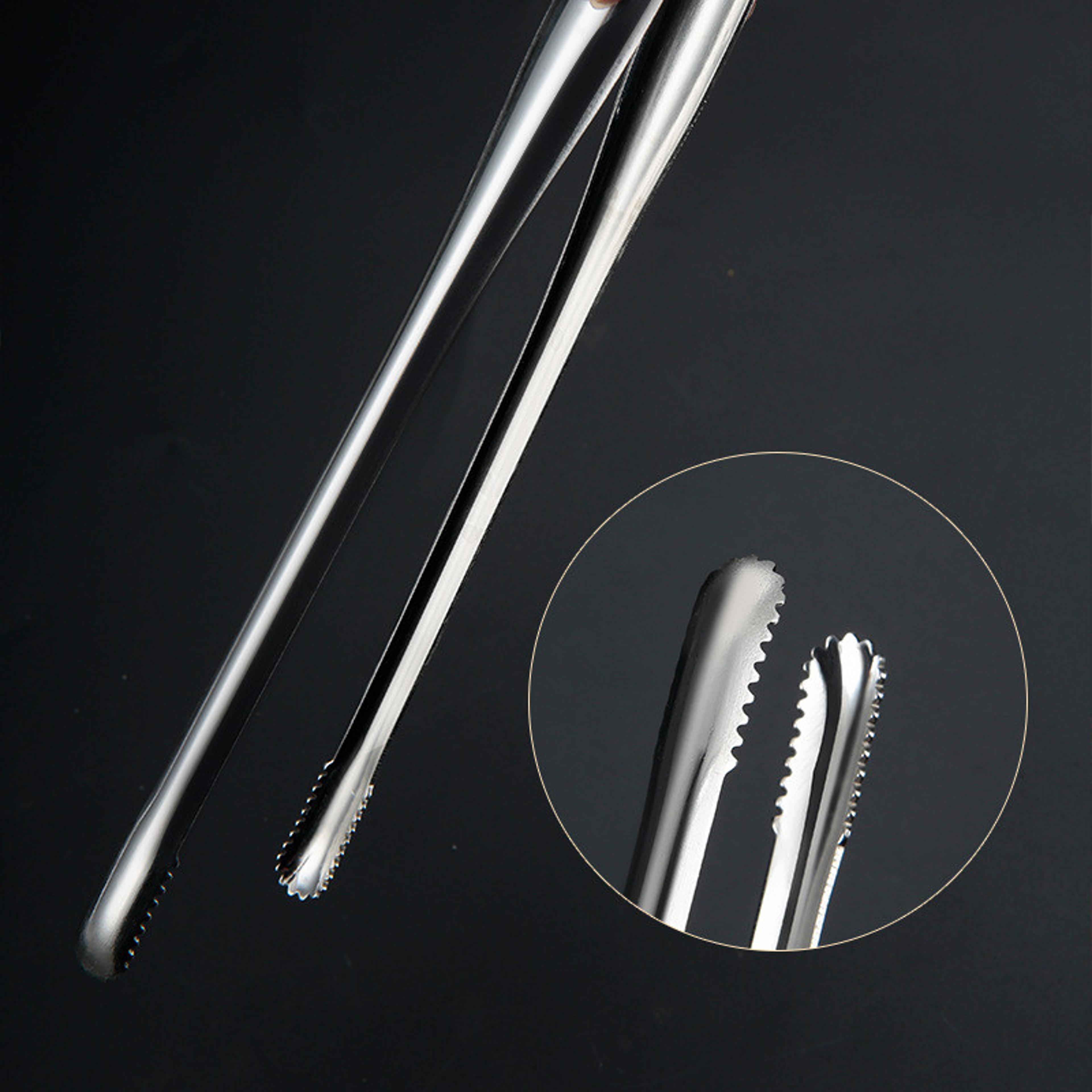 Stainless Steel BBQ Tongs Non Slip Cooking Utensils For Grill Steak And More 7
