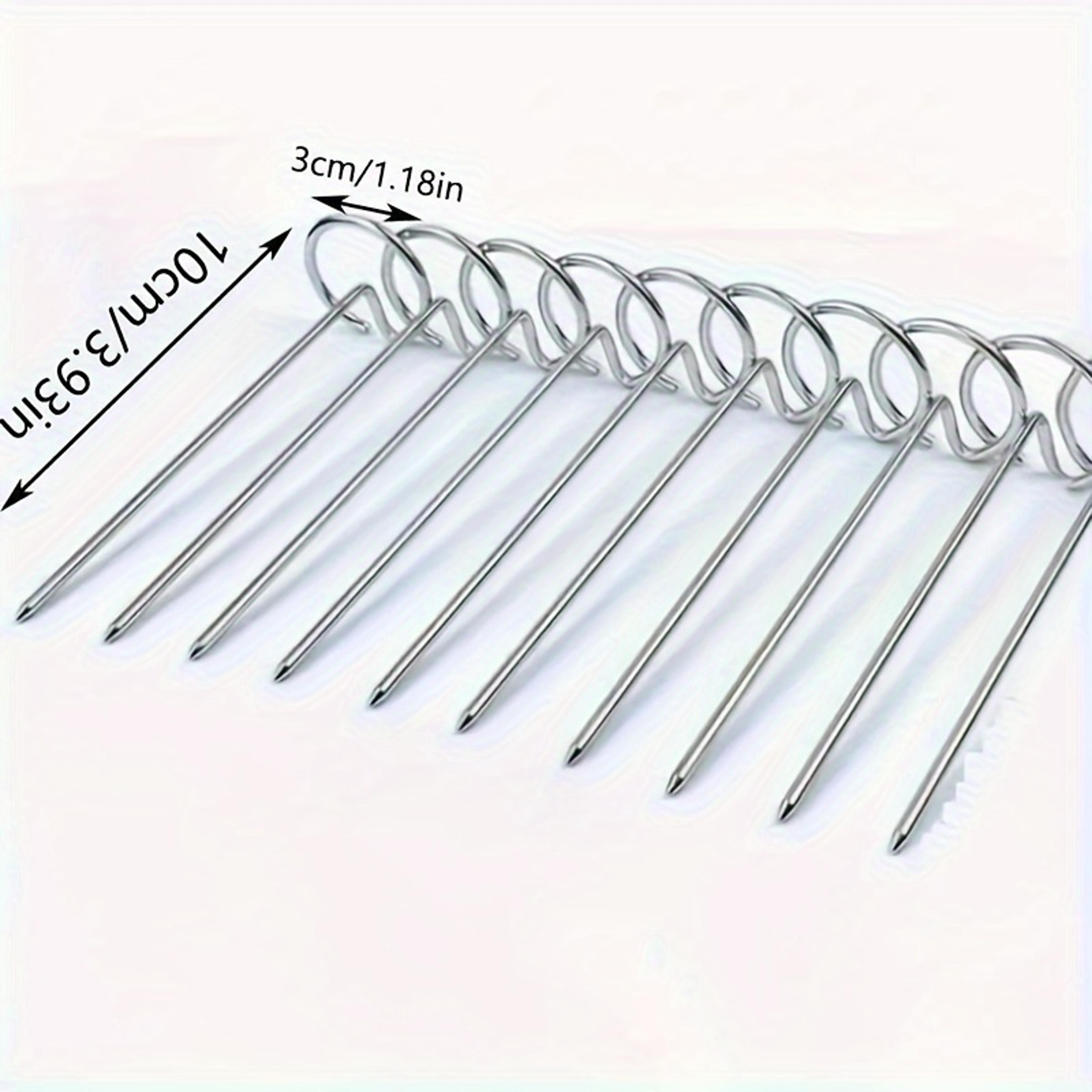 Premium Stainless Steel Air Fryer Skewer Grill Set Universal Vertical Grill  Food Grade Accessories 5