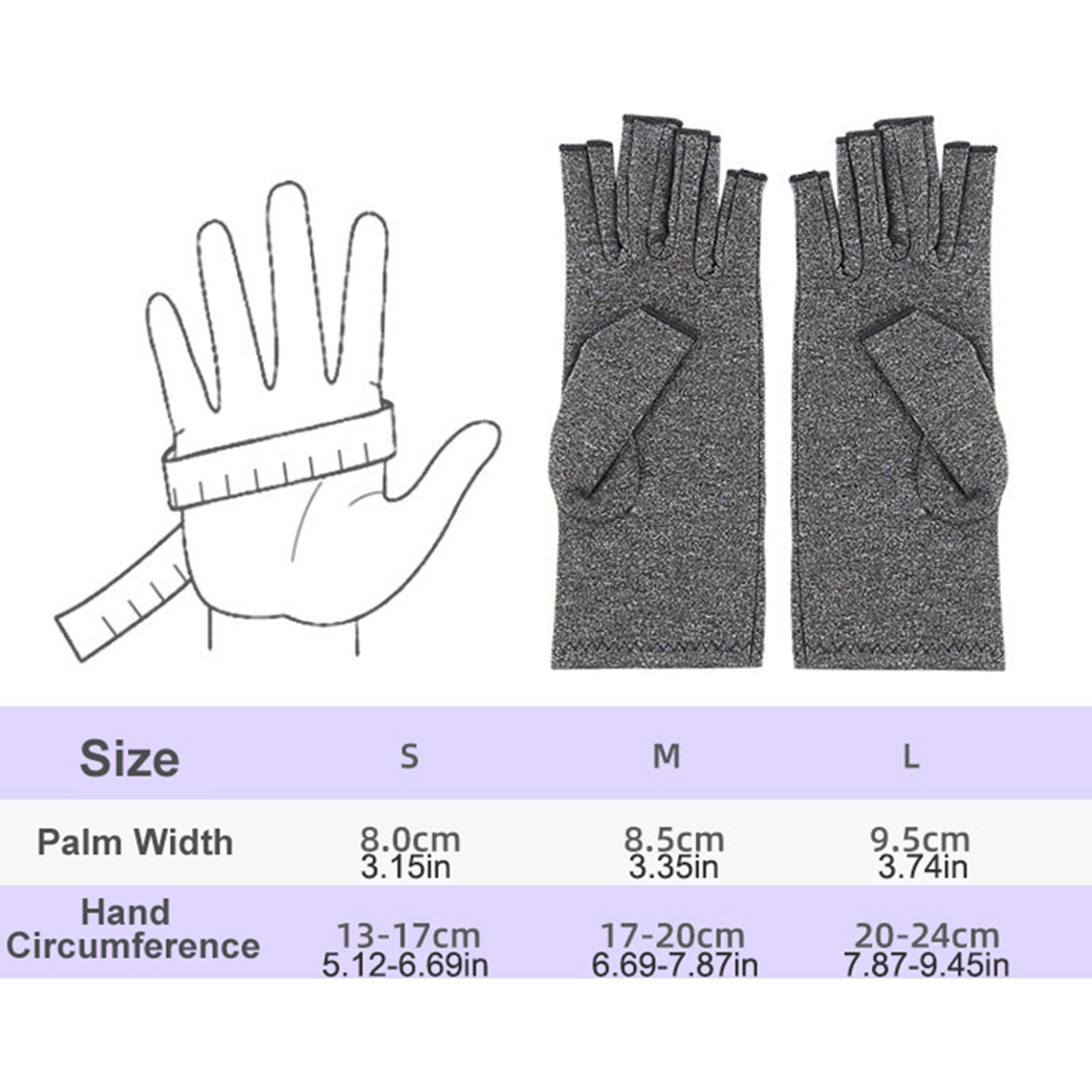 Fingerless Compression Gloves For Hand Discomfort Relief 2