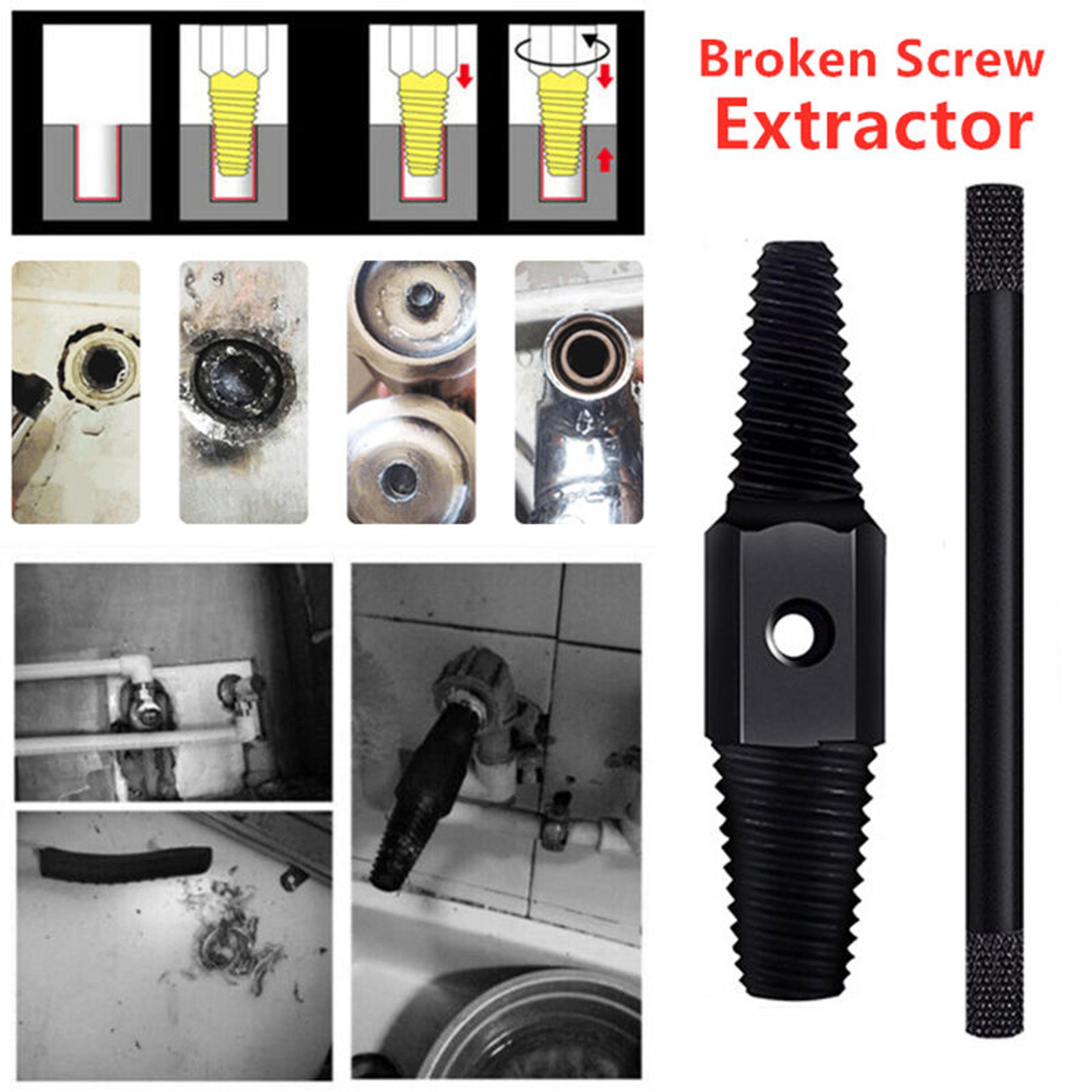 Double Head Wrench Faucet Valve Broken Screw Extractor Set Essential Tool For Pipe Removal And Scre 4