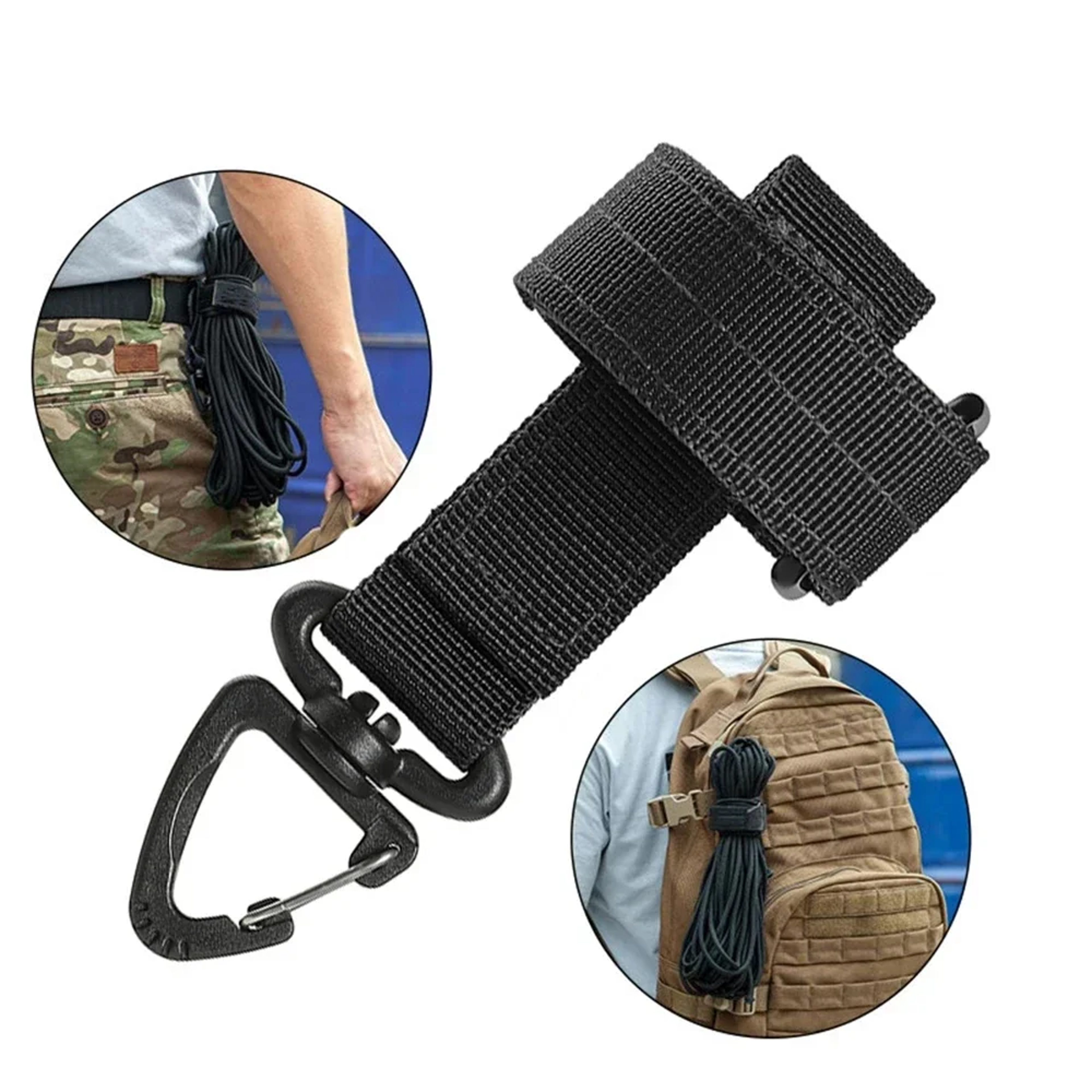 Multi Purpose Outdoor Tactical Gloves Safety Clip For Climbing Camping And Rope Handling 5
