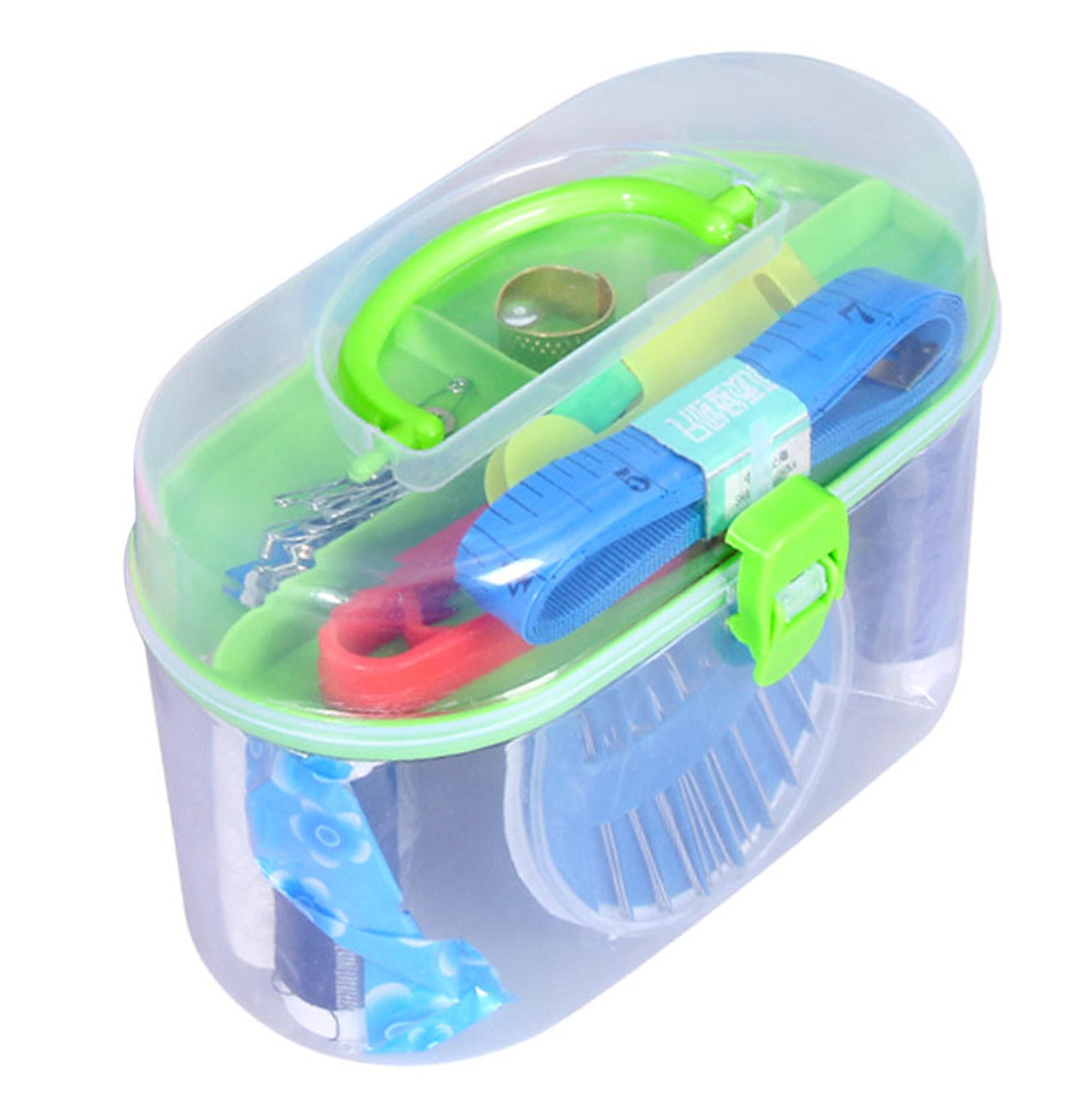 Portable Mini Sewing Kit For Travel Compact Handheld Manual Sewing Machine  Tool Set 2