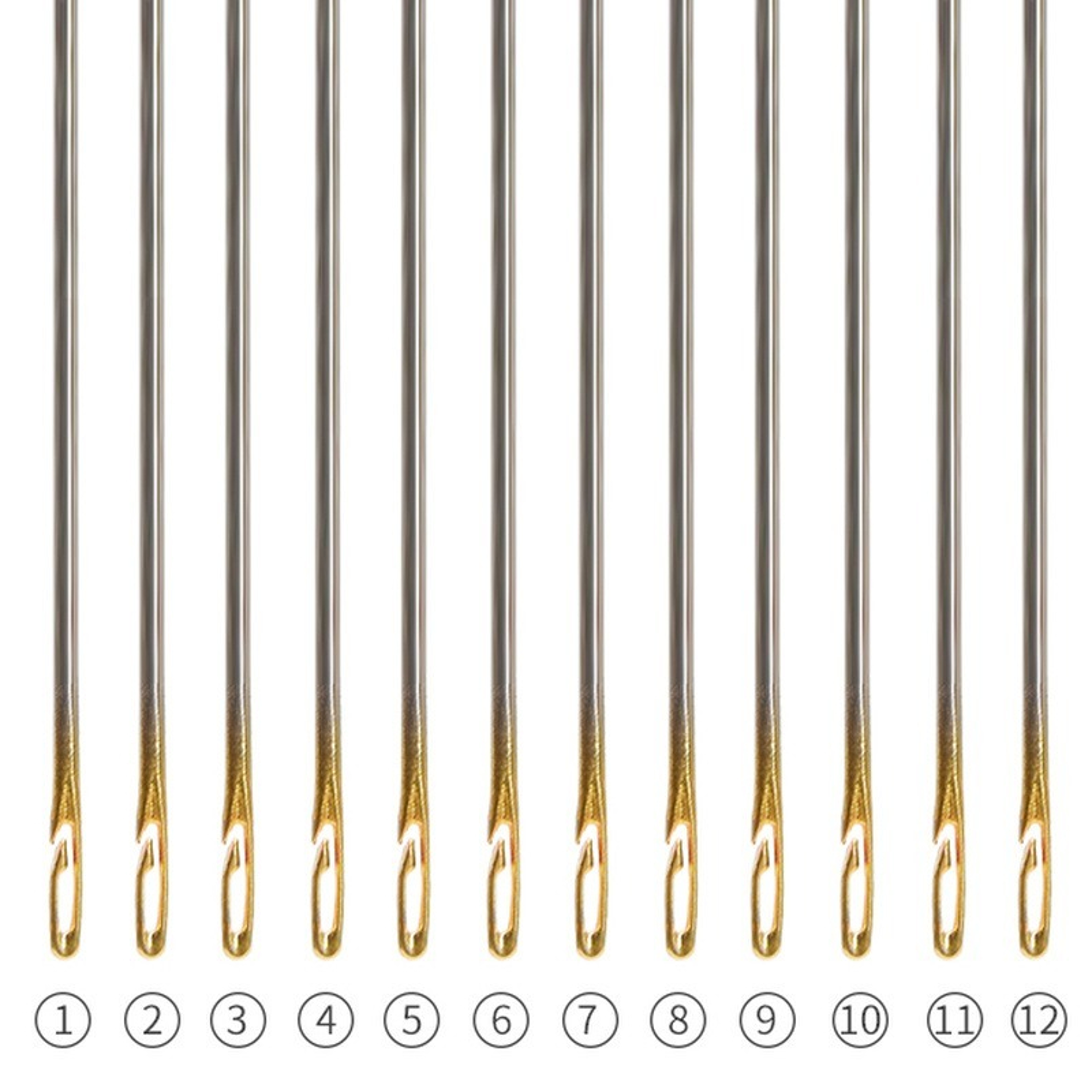 Automatic Self Threading Sewing Needle For Seniors Quick Stainless Steel DIY Stitching Tool 6