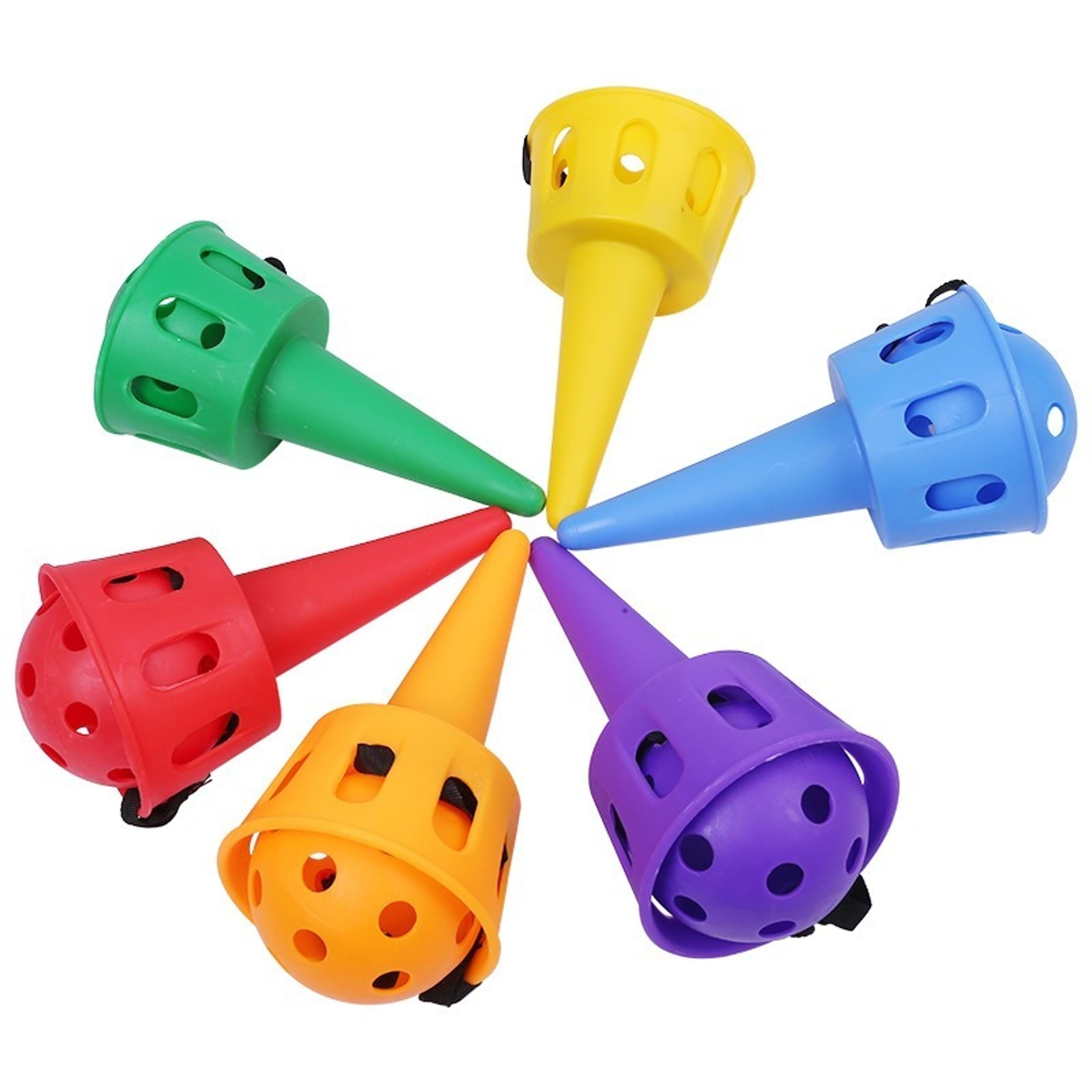 throw and catch ball game set outdoor toy for kids, hand eye coordination training fun
