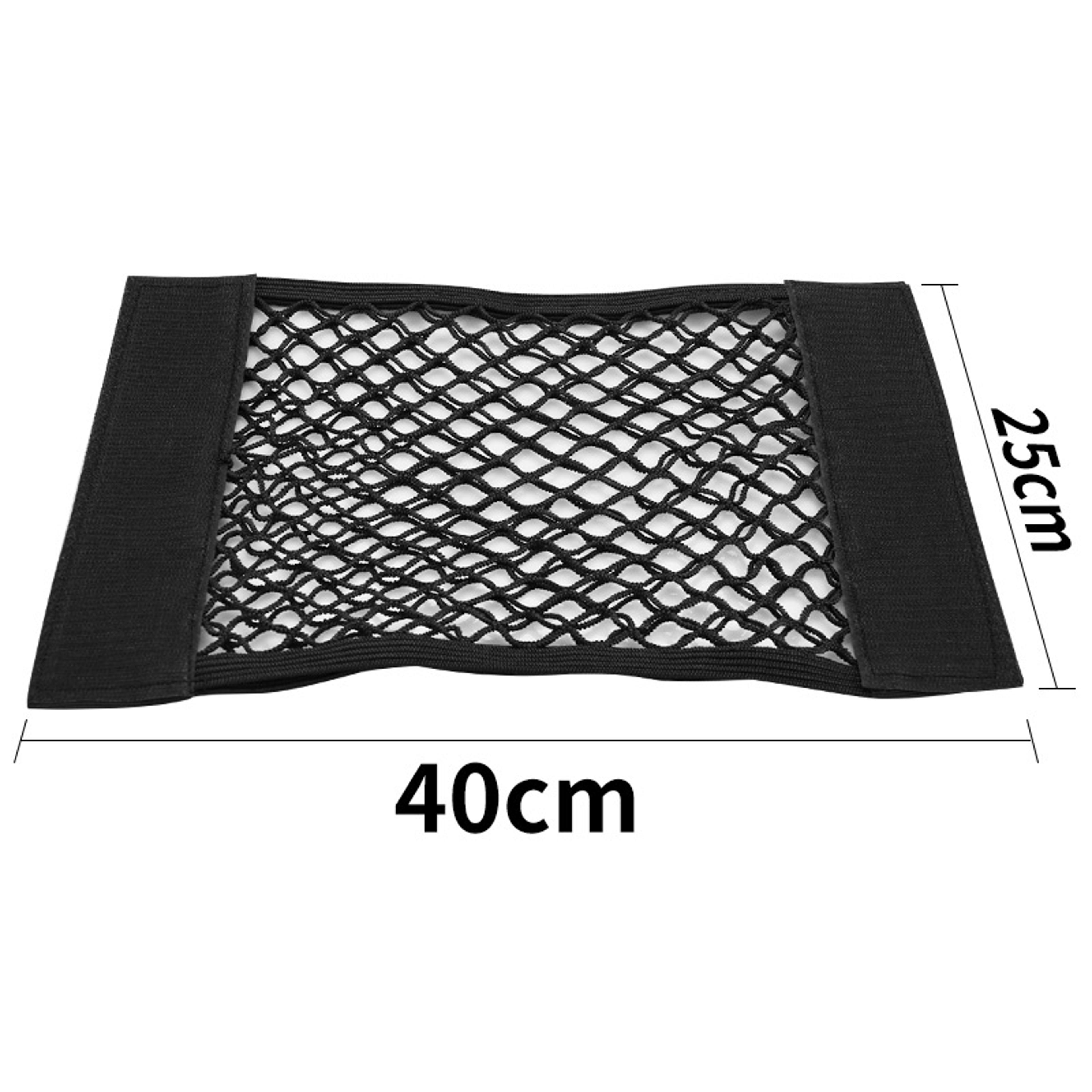 Car Trunk Mesh Organizer Universal Auto Storage Net With Magic Tape 3
