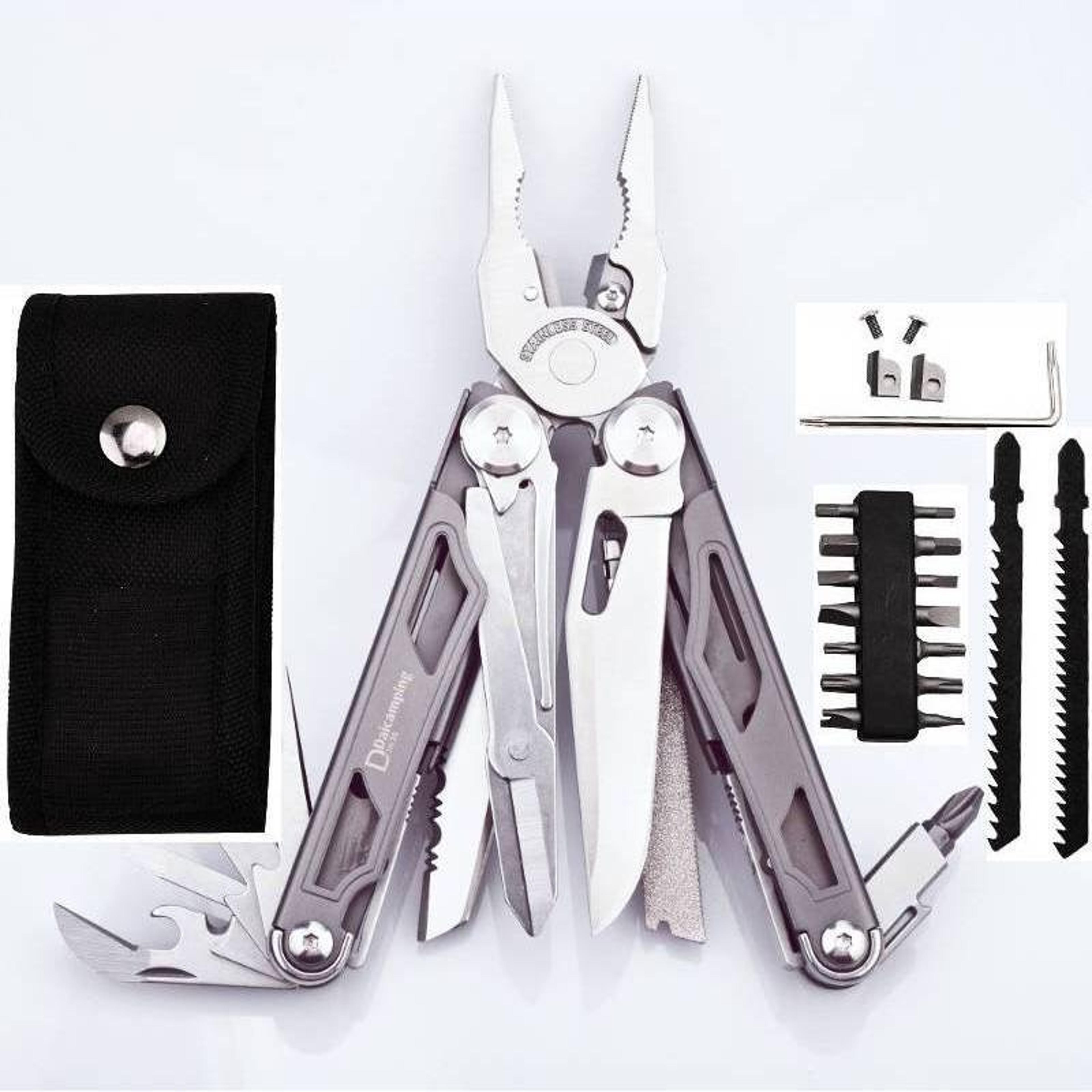 Multifunctional Folding Knife  Scissor EDC Multi Tool For Survival  DIY Tasks 2