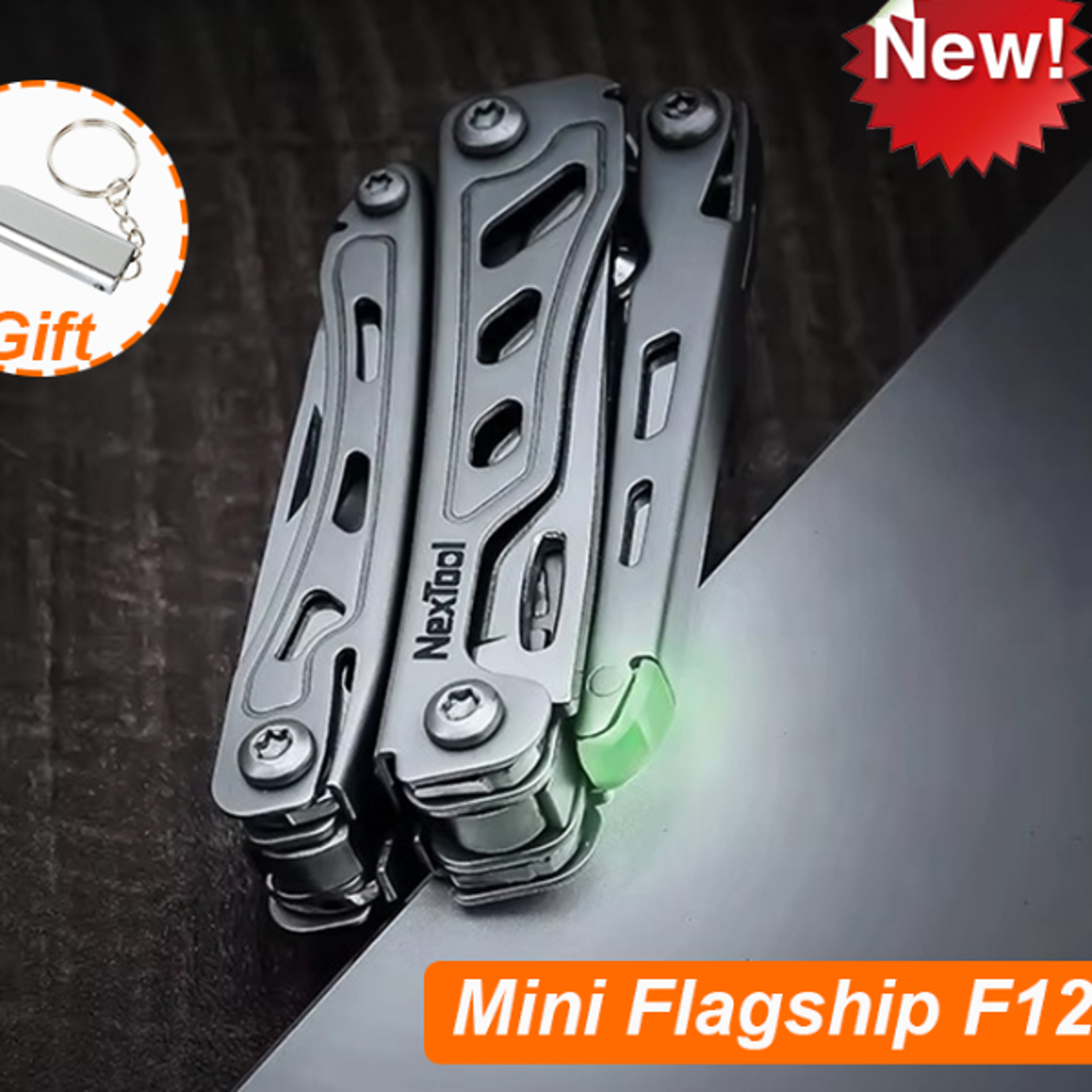 2025 New NexTool Mini Flagship F12 Multi Tool 13 In 1 Folding EDC Multitool Screwdriver Pliers File