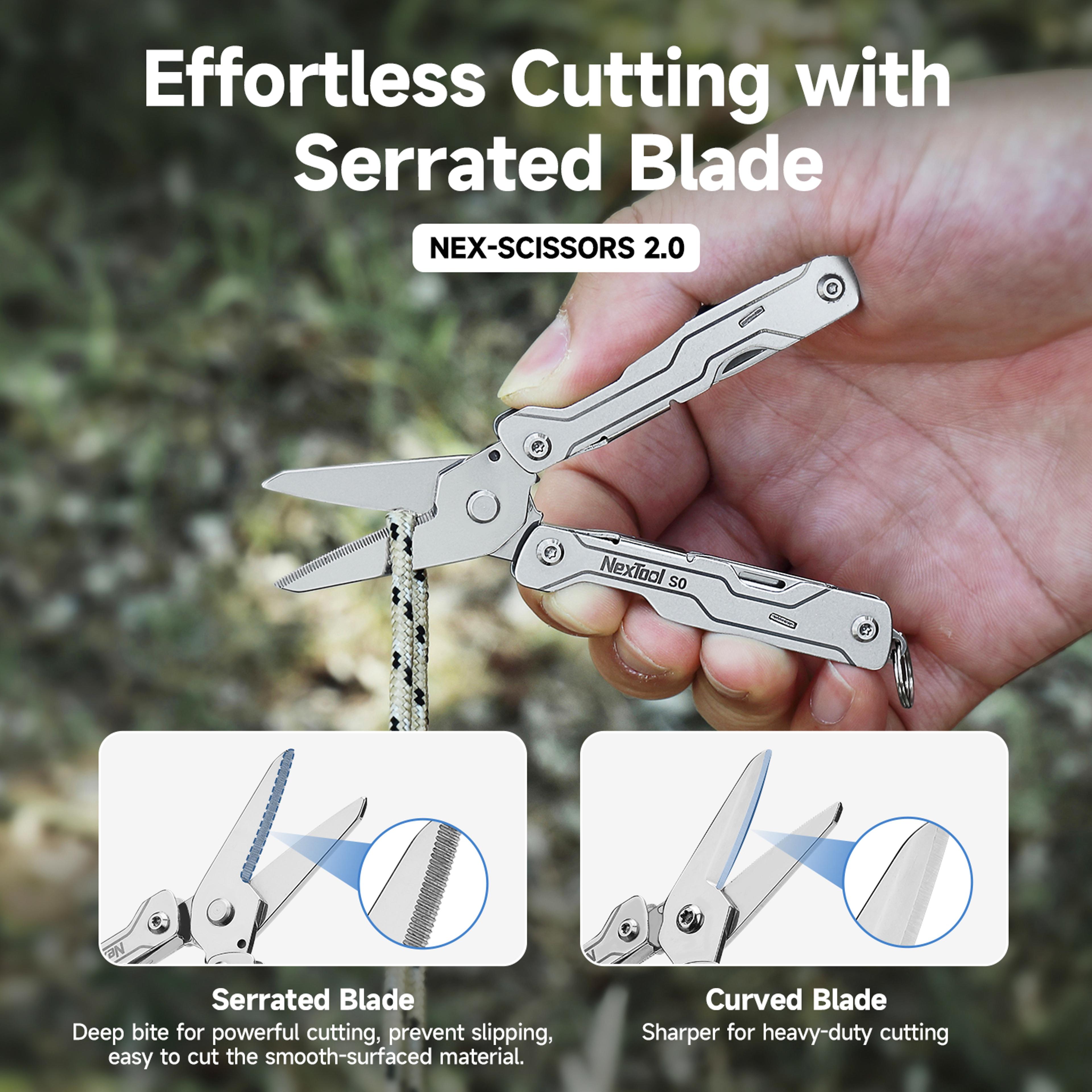 Mini Sailor Scissors S0 Portable Multi Tool Pocket EDC With Screwdrivers Scissors Bottle Opener And 2
