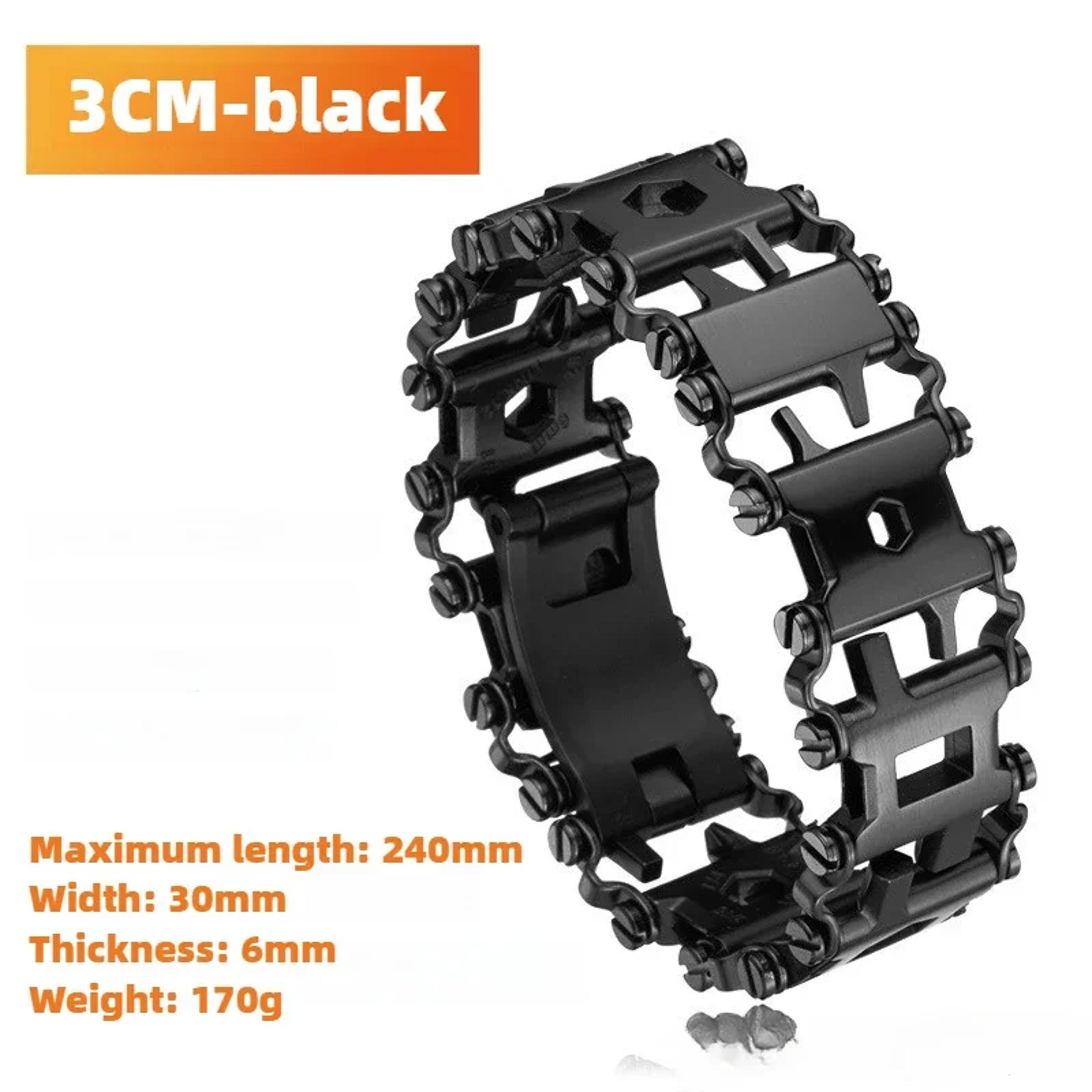 Multifunctional Stainless Steel Tool Bracelet Wearable Bike Multitool For Outdoor Adventures 4