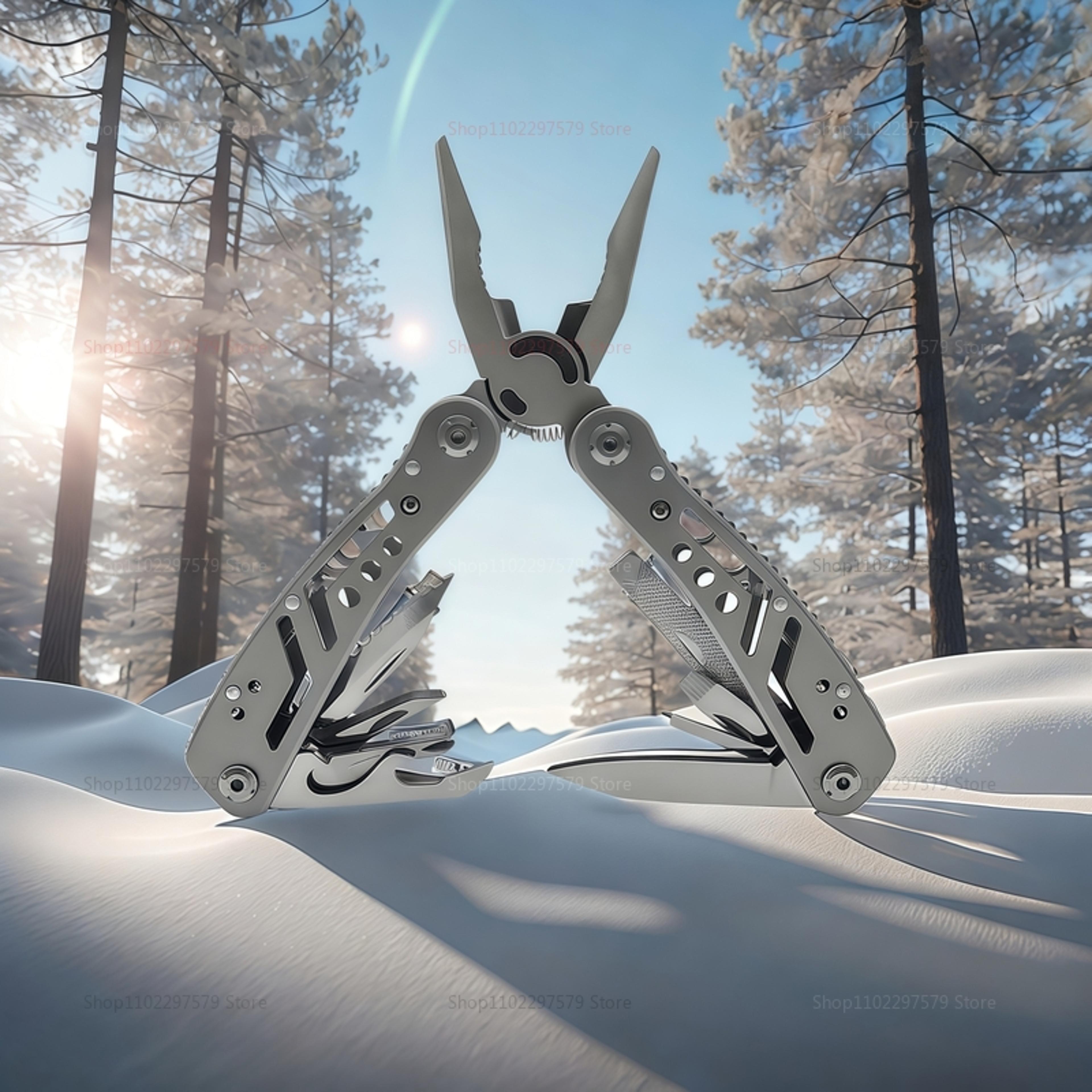 Multi Tool Pocket Knife Pliers Compact Survival Tool For Camping Hiking  Emergency Situations Foldi 1