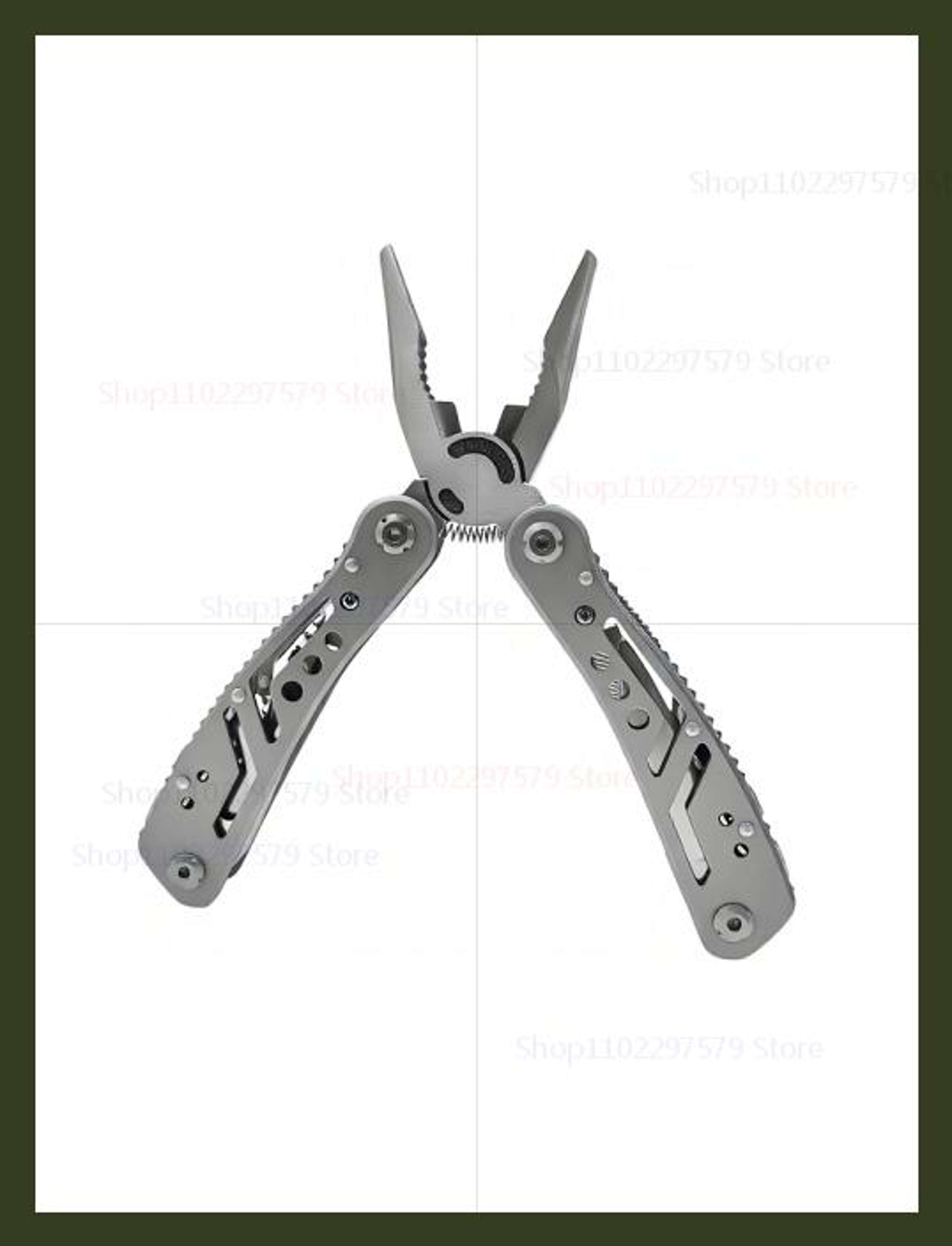 Multi Tool Pocket Knife Pliers Compact Survival Tool For Camping Hiking  Emergency Situations Foldi 6