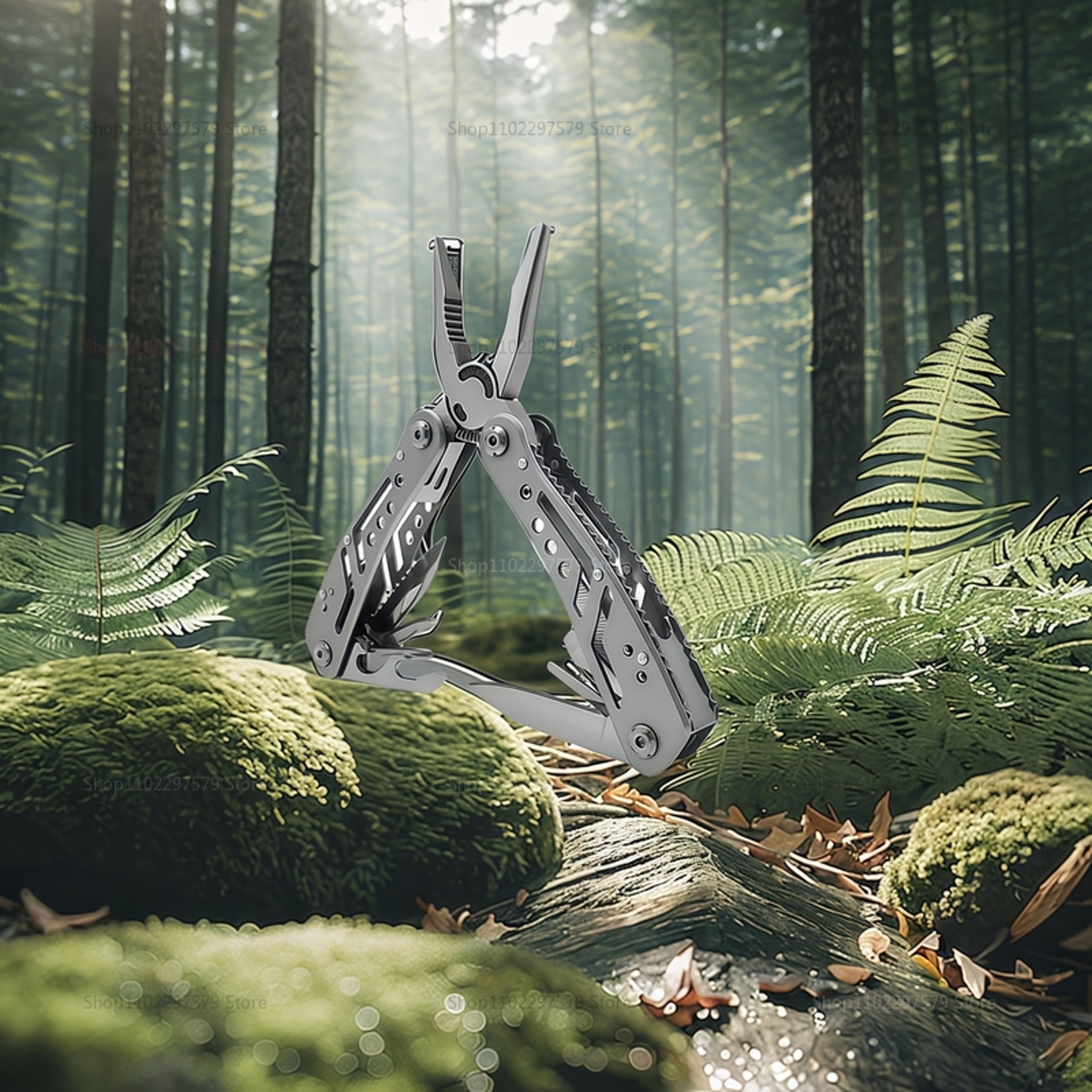 Multi Tool Pocket Knife Pliers Compact Survival Tool For Camping Hiking  Emergency Situations Foldi 4