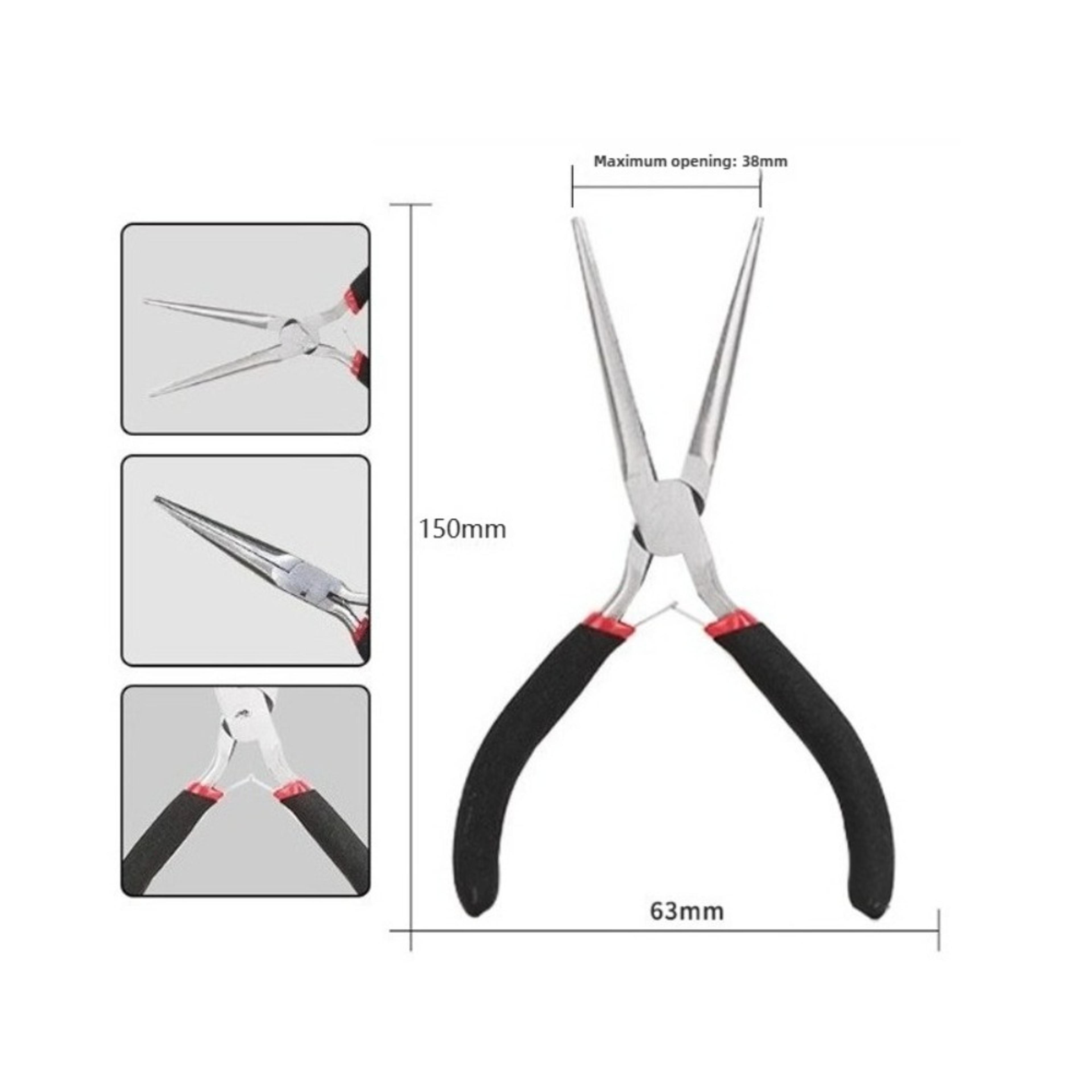 Precision Mini Jewelry Pliers Set Mini Long Nose  Round Nose Wire Bending Tool For DIY Craft  Repai 4