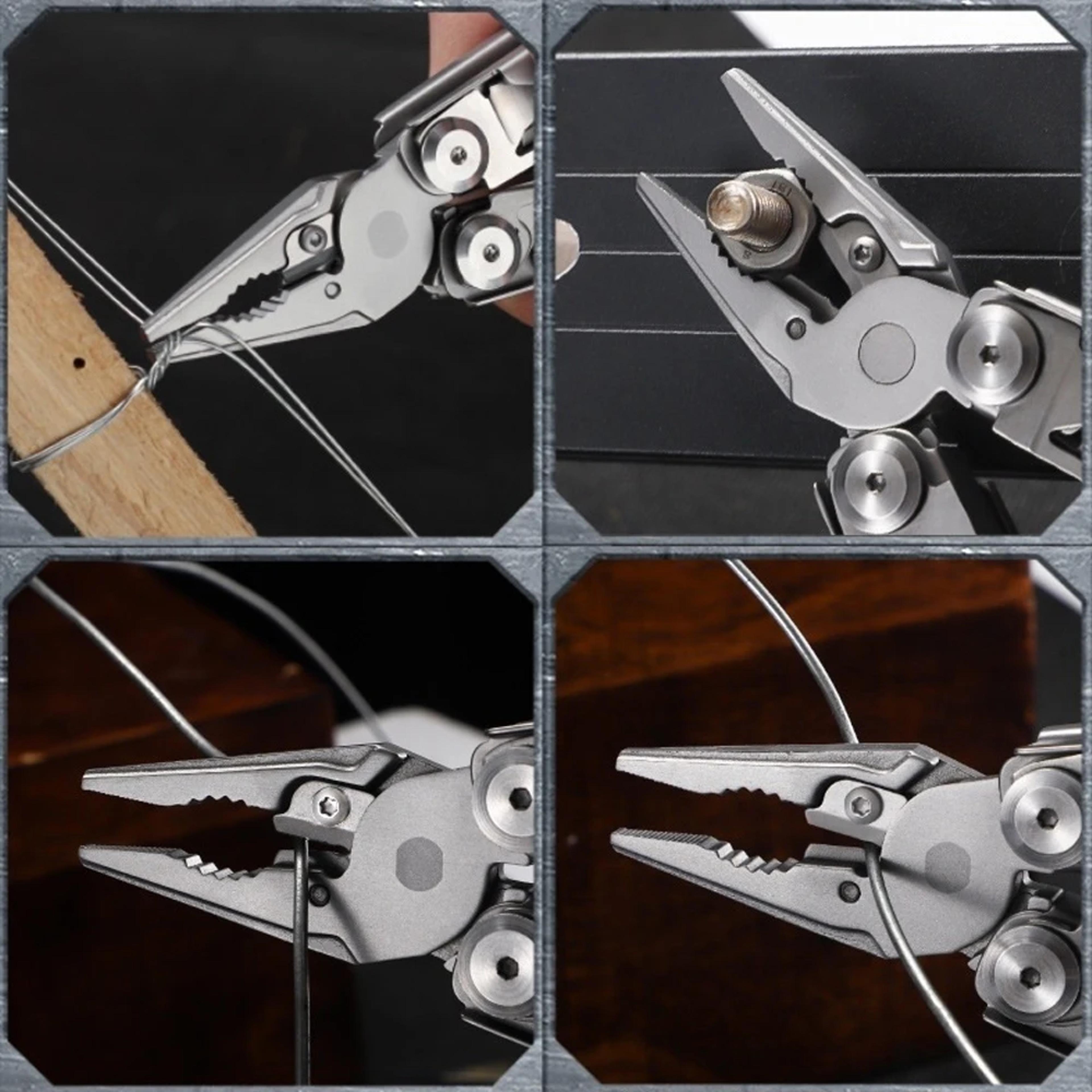 Multifunctional Tactical Survival Multitool Pliers Outdoor Pocket Knife  Cutter Tool 6