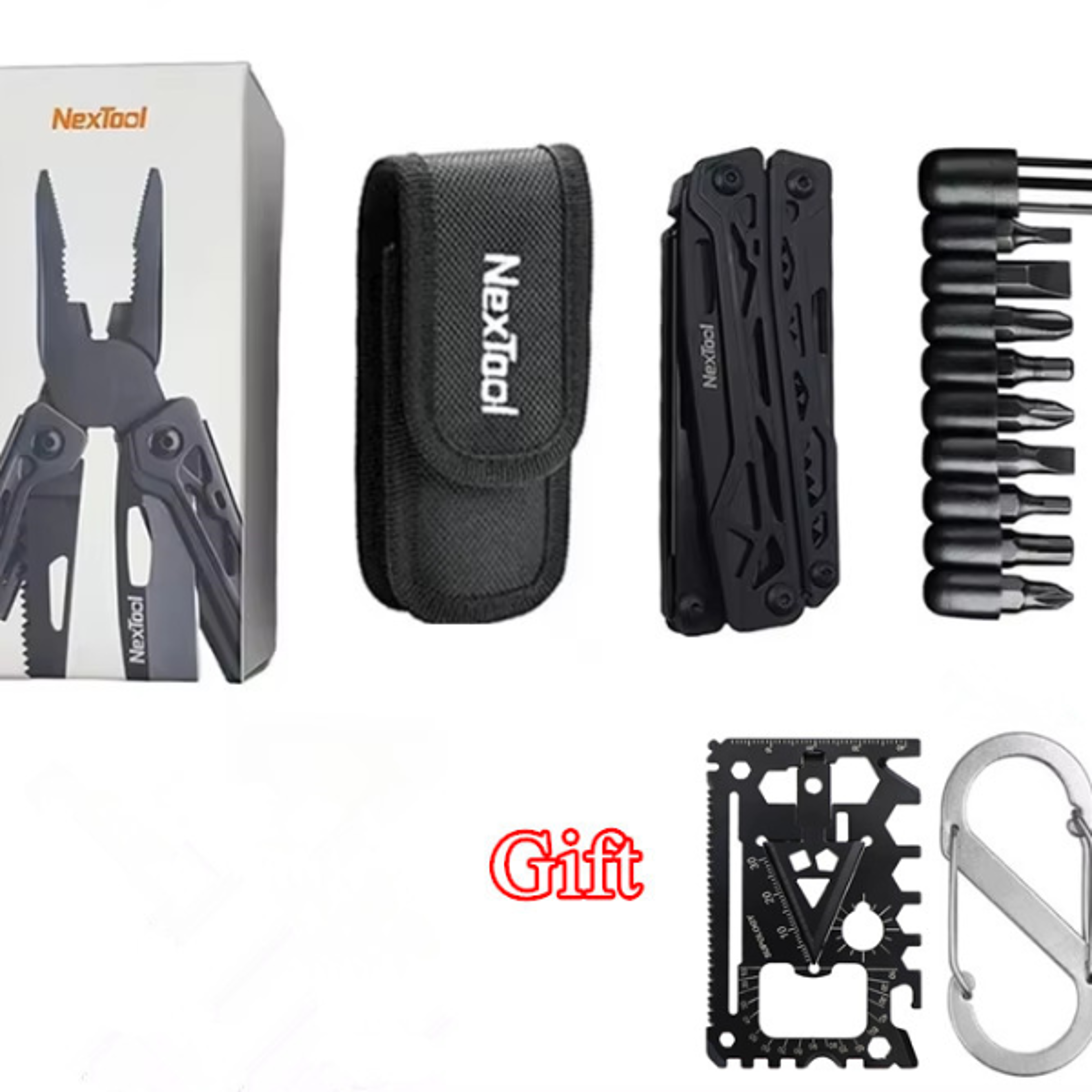 black knight outdoor folding pliers tool multifunction camping survival multitool