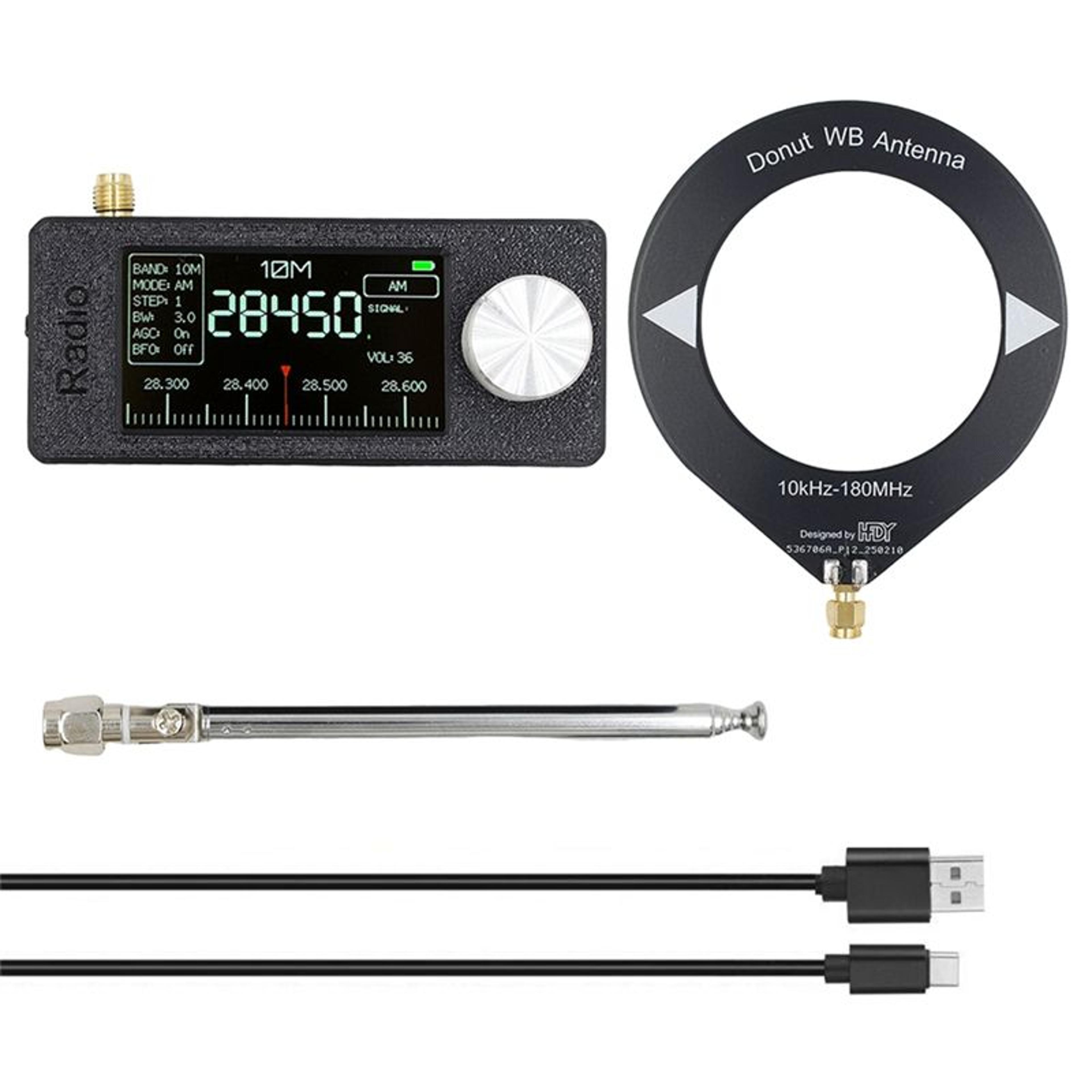 portable mini radio with ips screen all band am/fm radio receiver