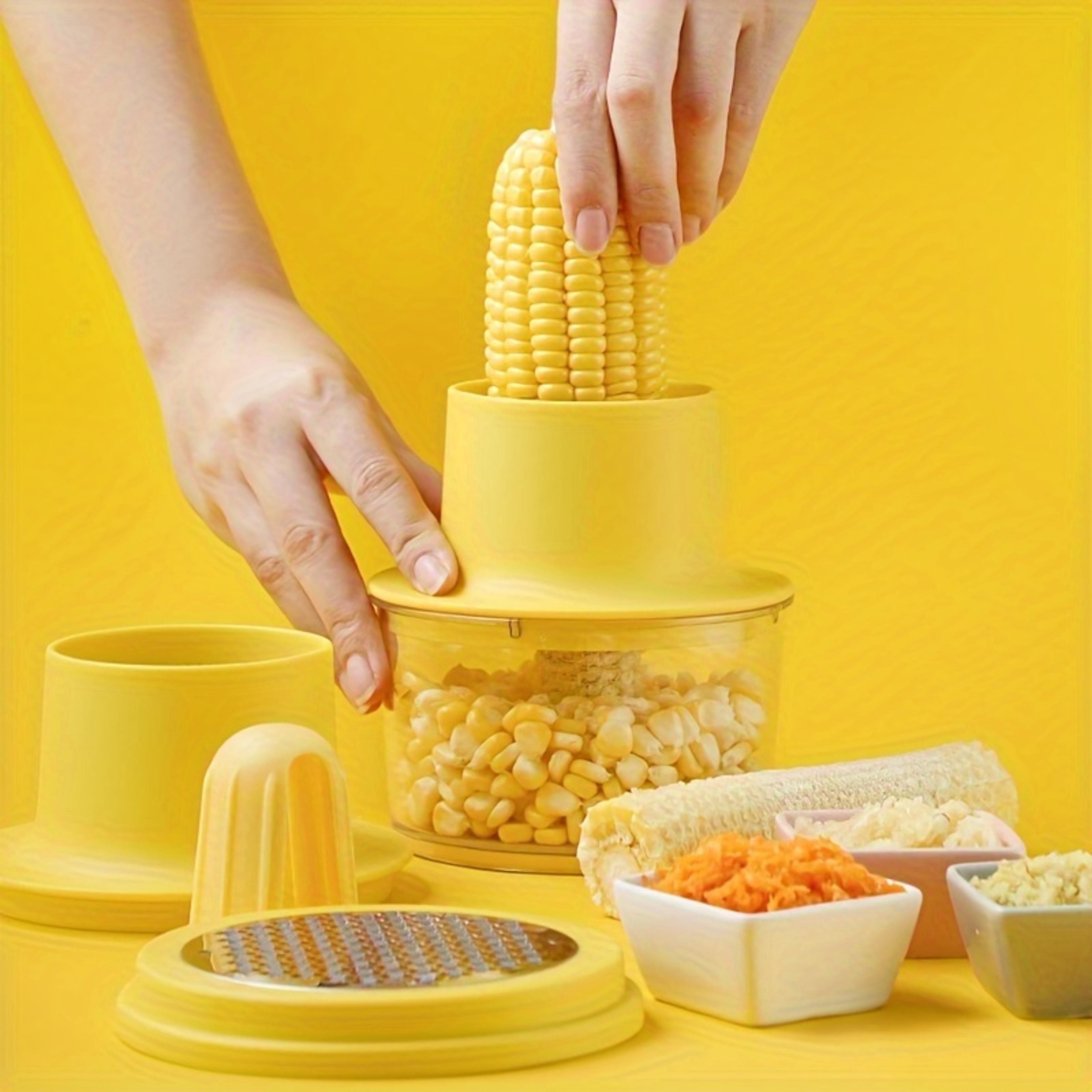 premium stainless steel corn remover & multi function corn sheller kitchen gadget