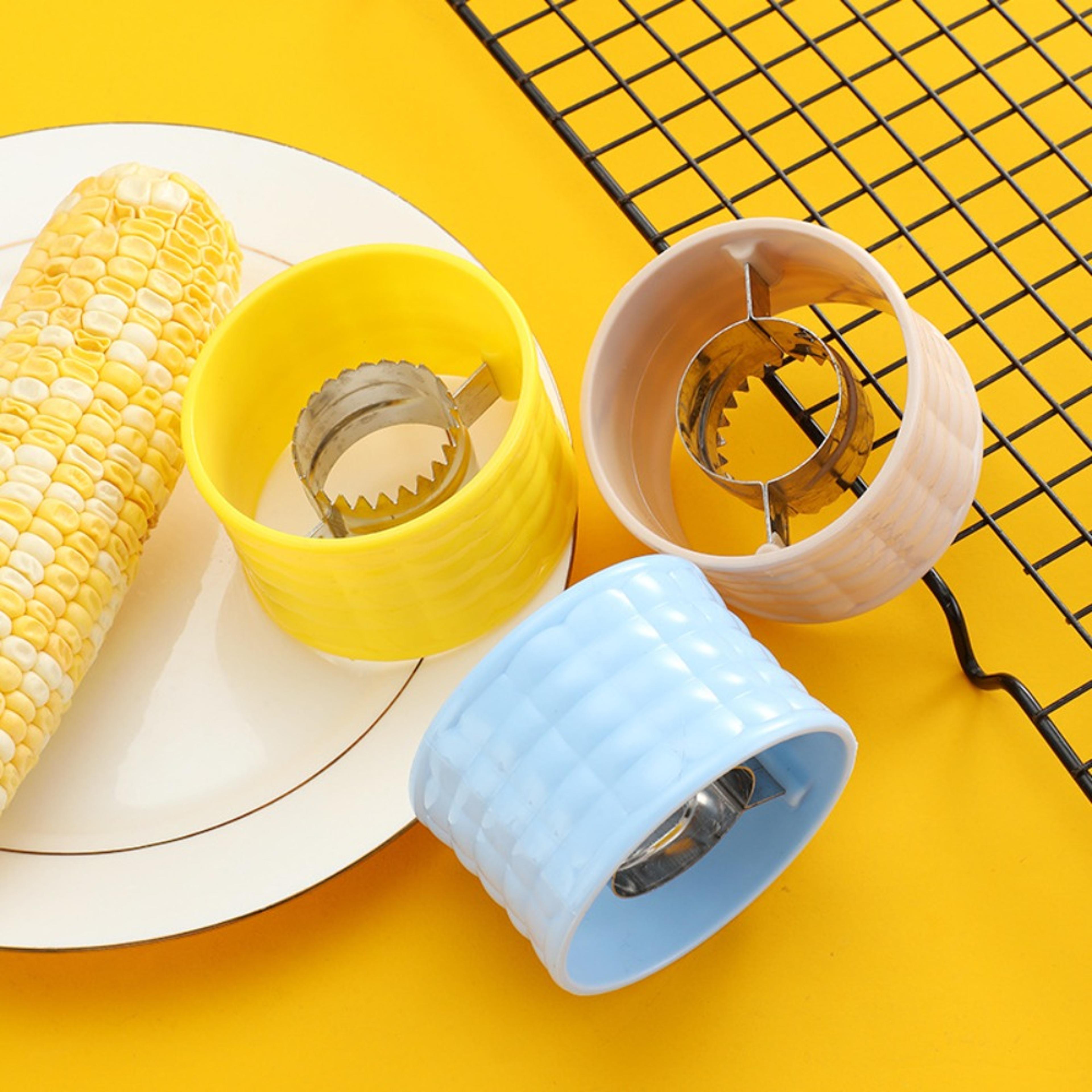 corn stripper & cob cutter efficient corn peeler kitchen gadget