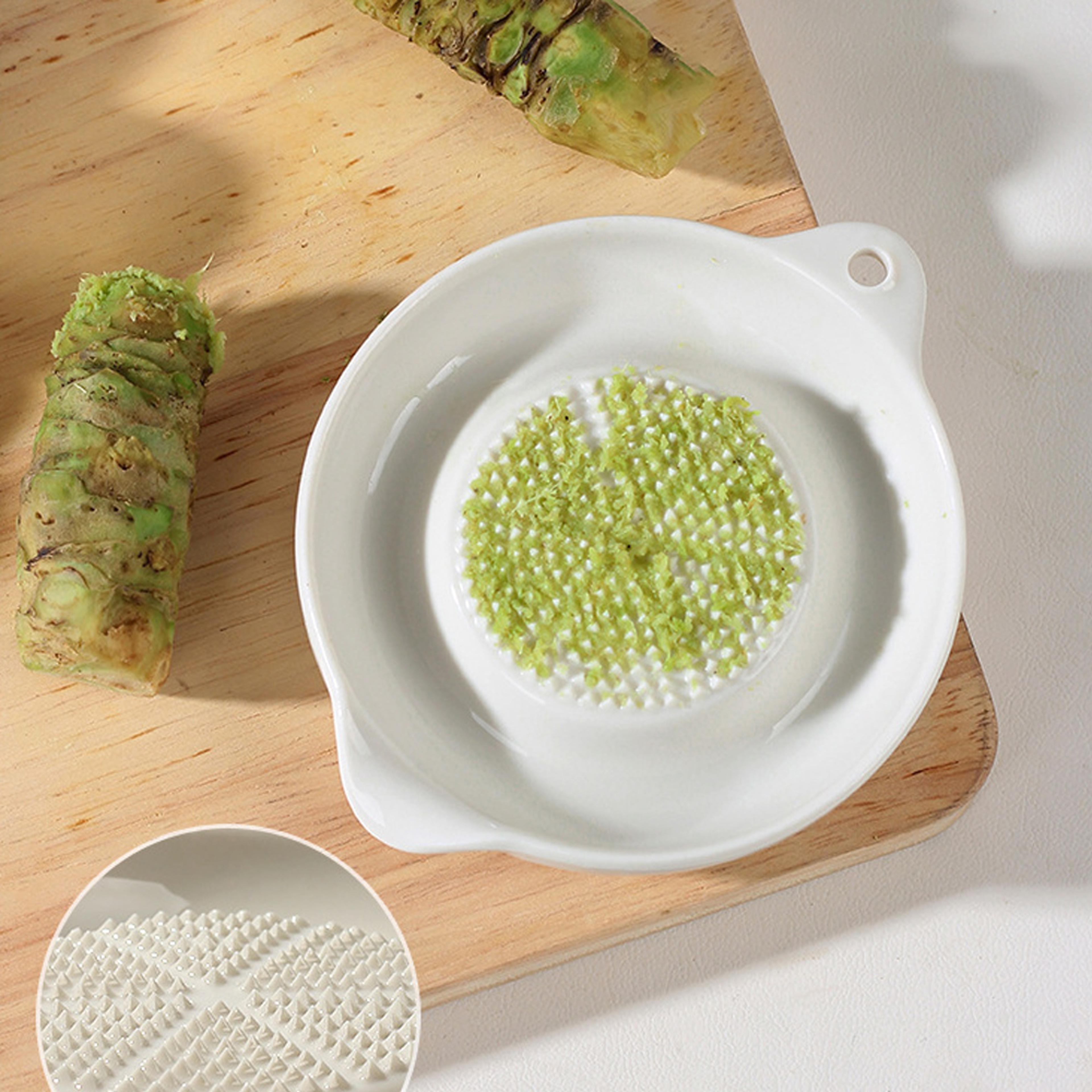 ceramic ginger & garlic grinder portable kitchen grinder for fresh spice prep