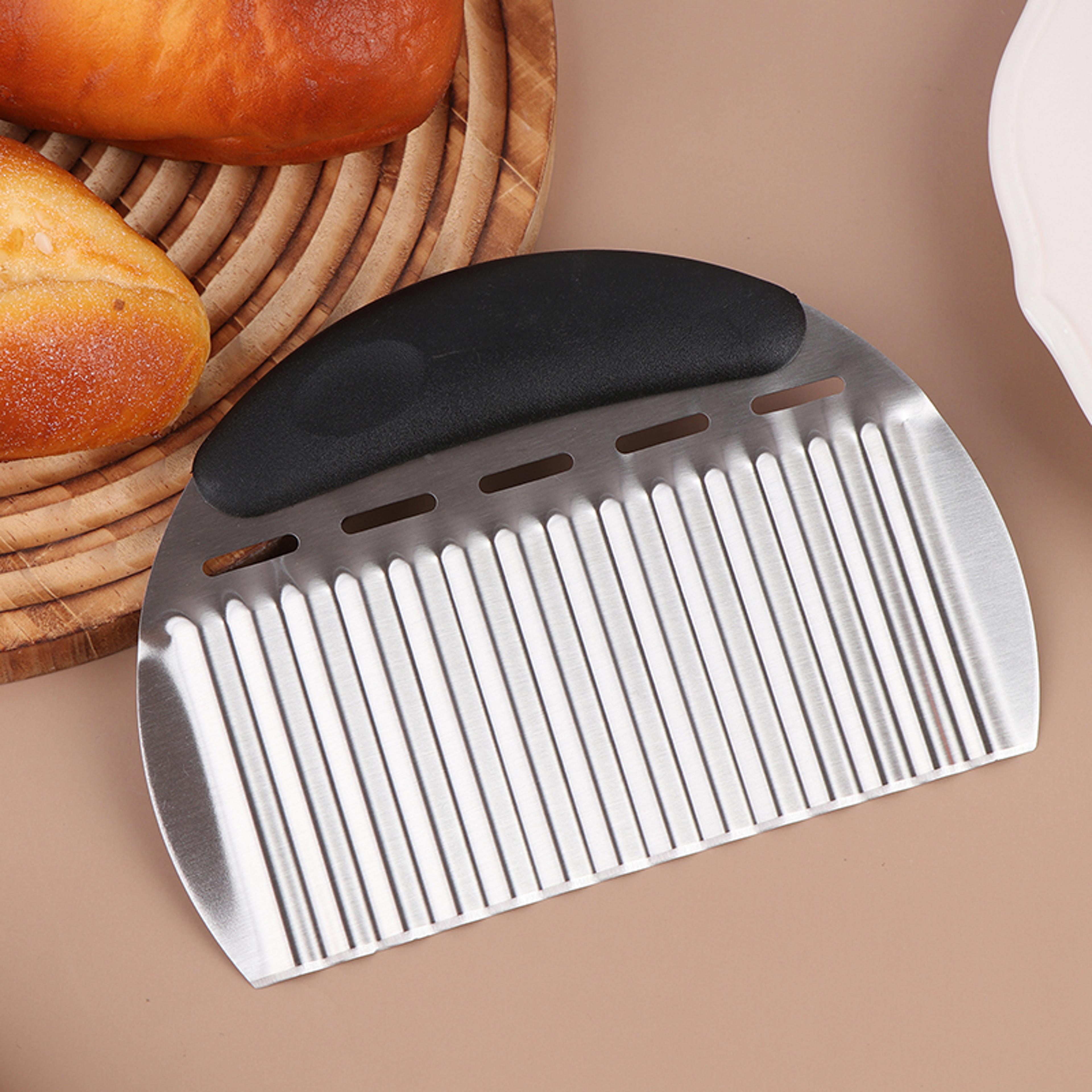 potato cutter & french fry cutter tool crinkle veggie slicer for perfect homemade fries